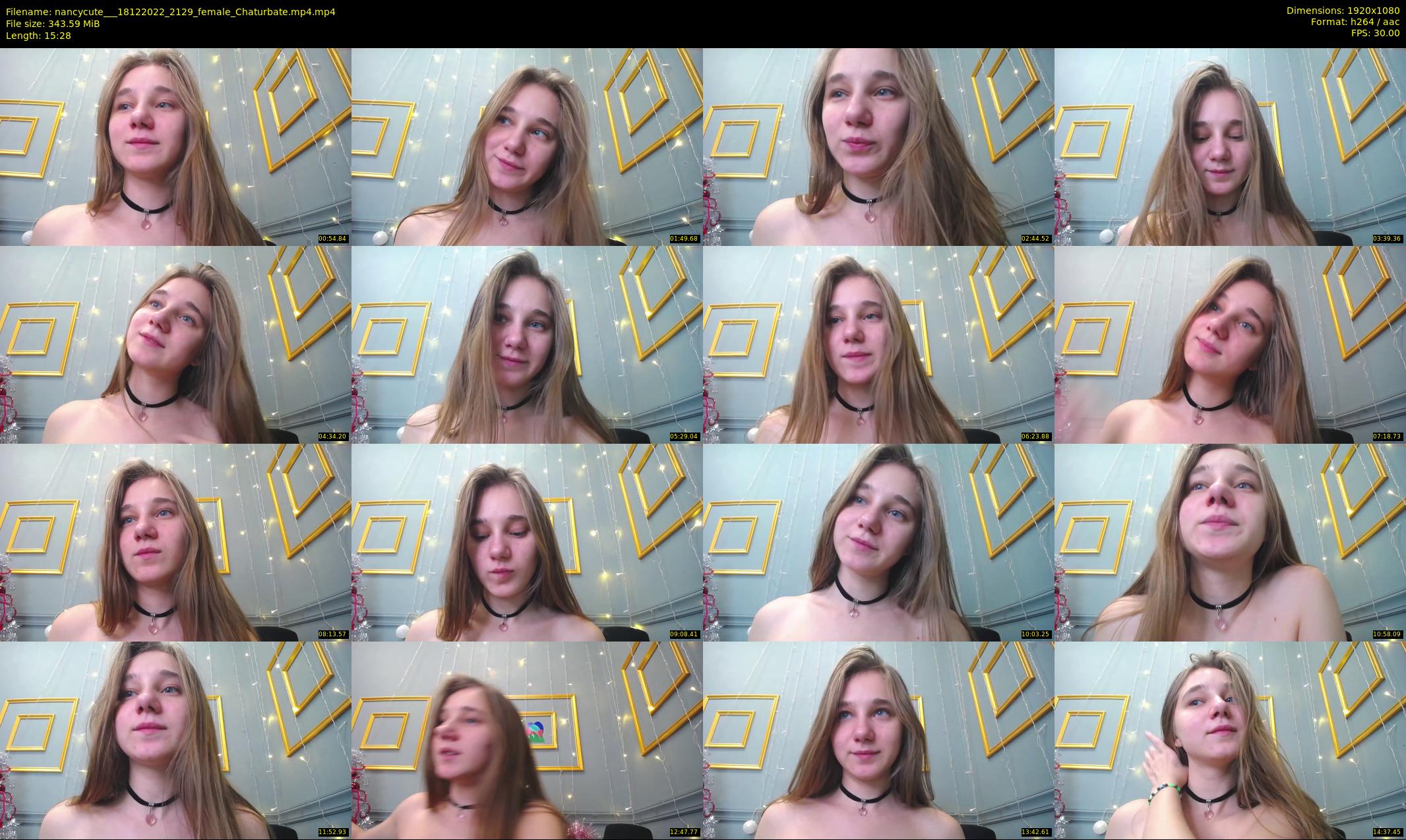 nancycute__ — 16 minute Chaturbate female cam show recording, 1080p, Dec 18, 2022
