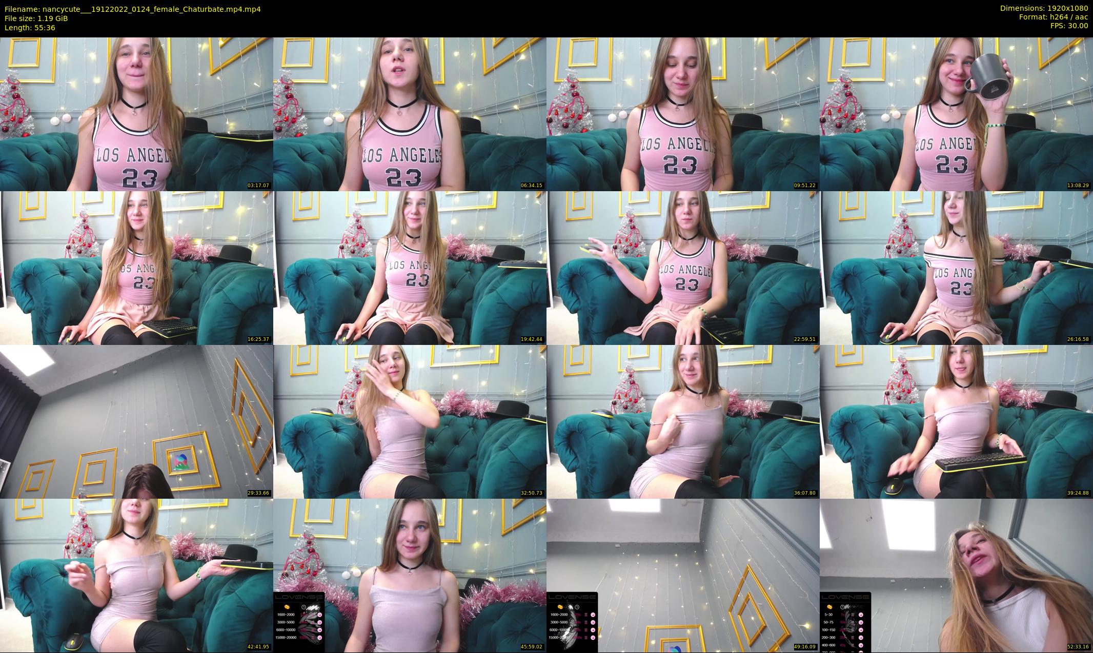 nancycute__ — 56 minute Chaturbate female cam show recording, 1080p, Dec 19, 2022