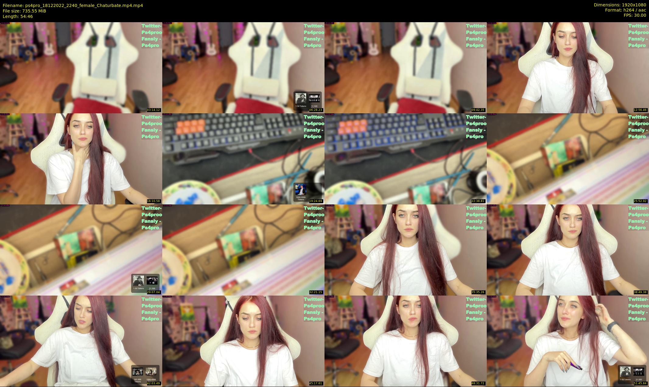 ps4pro — 55 minute Chaturbate female cam show recording, 1080p, Dec 18, 2022