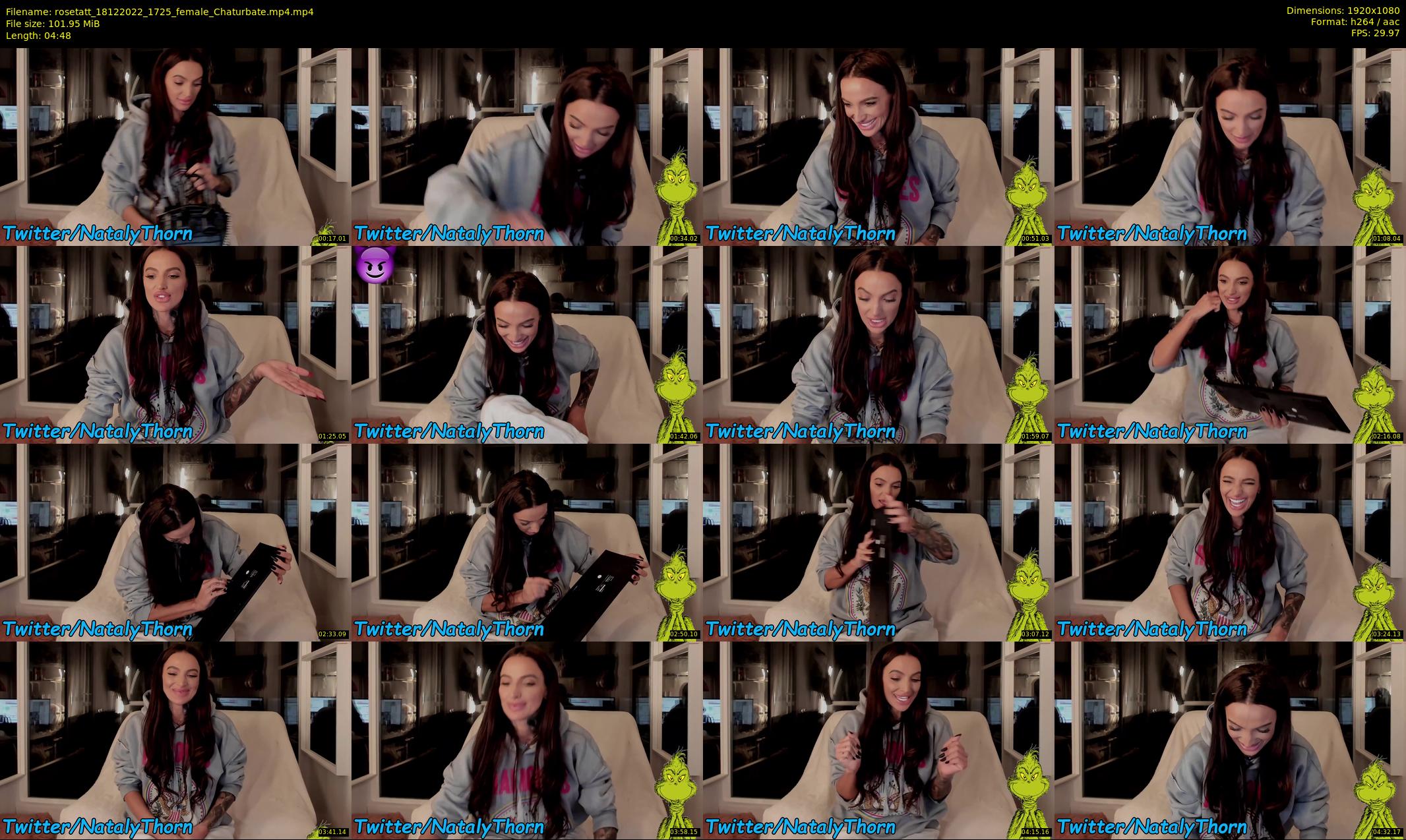 rosetatt — 5 minute Chaturbate female cam show recording, 1080p, Dec 18, 2022