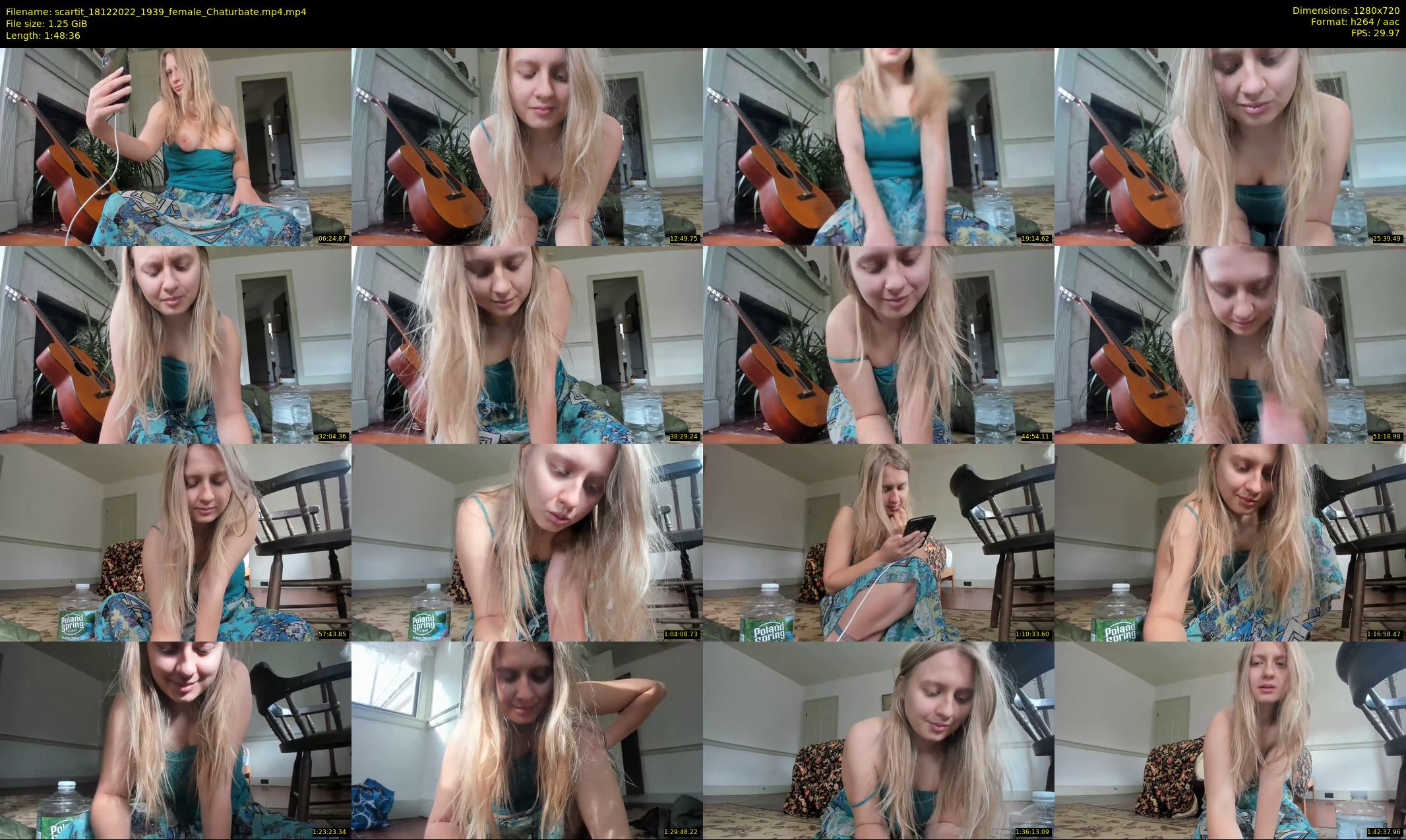 scartit — 109 minute Chaturbate female cam show recording, 720p, Dec 18, 2022