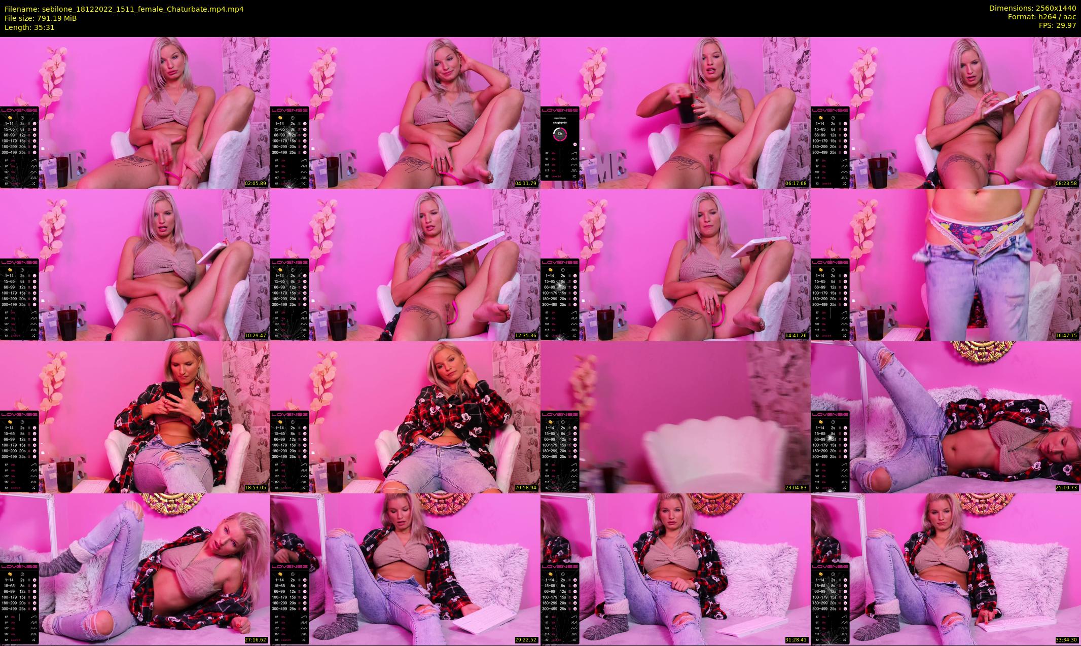 sebilone — 36 minute Chaturbate couple cam show recording, 1080p, Dec 18, 2022