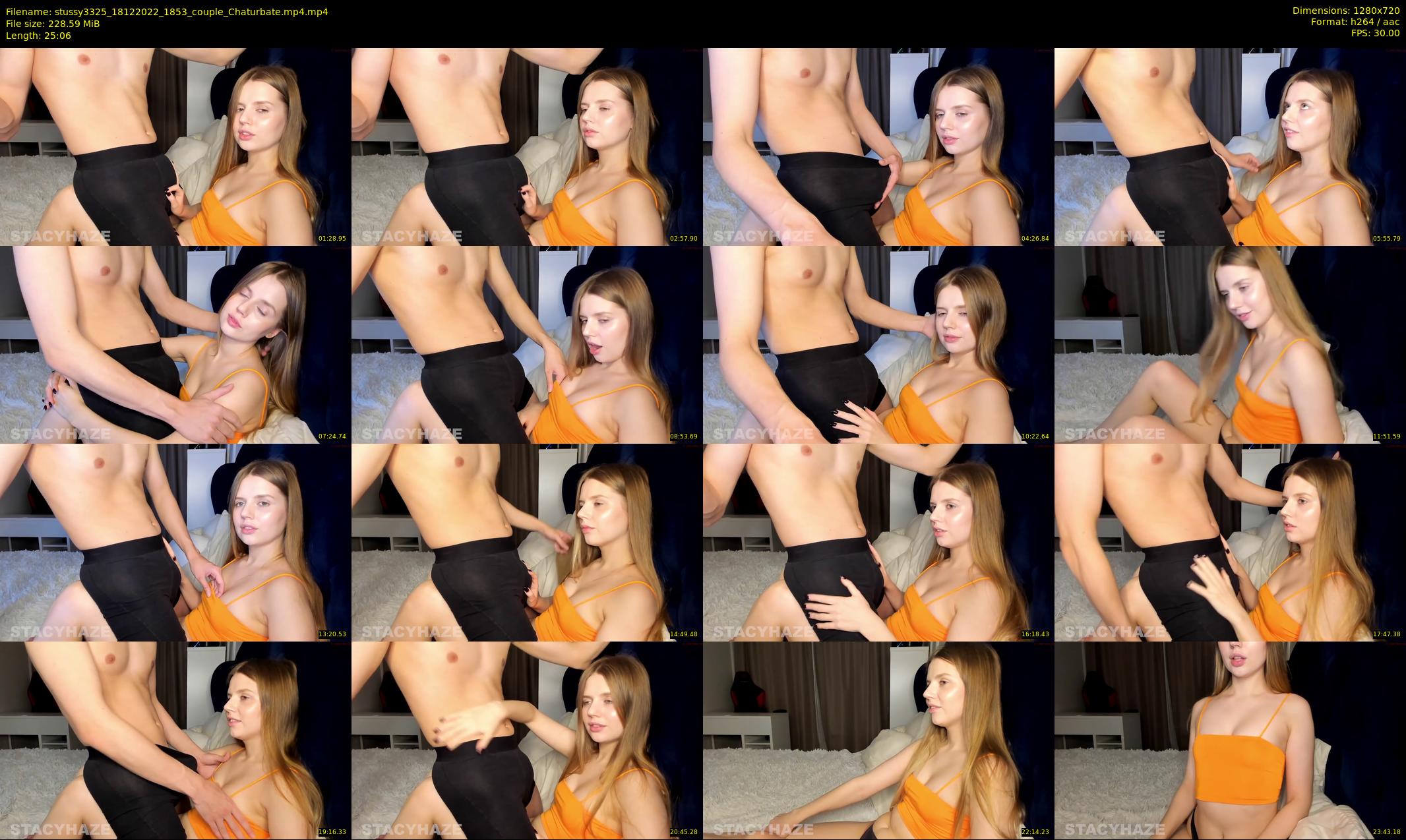 stussy3325 — 26 minute Chaturbate couple cam show recording, 720p, Dec 18, 2022