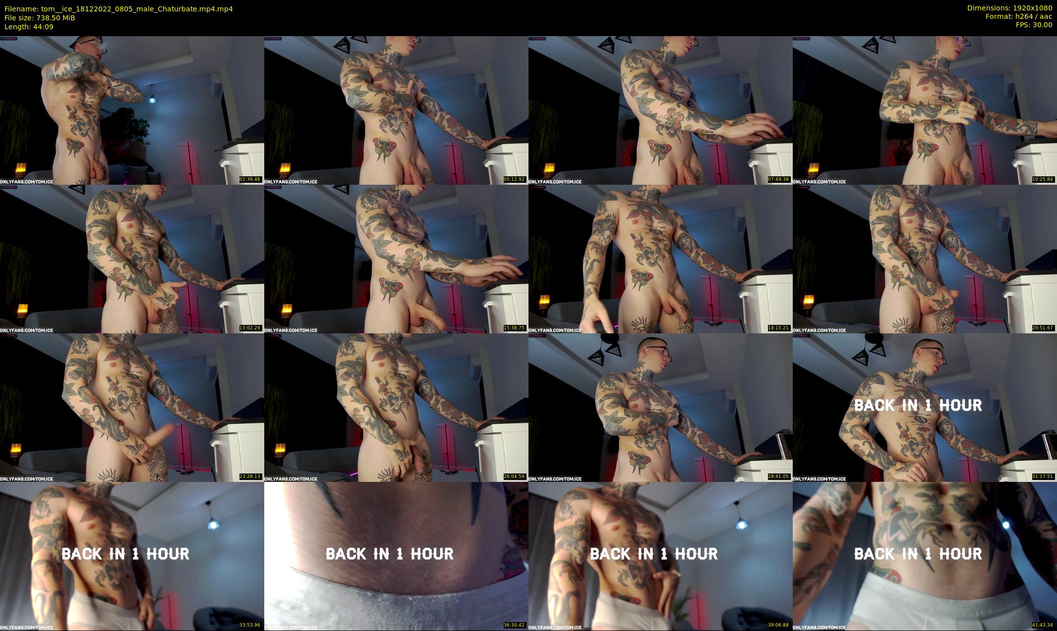 tom__ice — 45 minute Chaturbate male cam show recording, 1080p, Dec 18, 2022