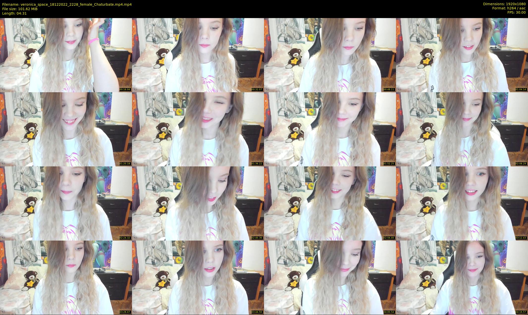 veronica_space — 5 minute Chaturbate female cam show recording, 1080p, Dec 18, 2022