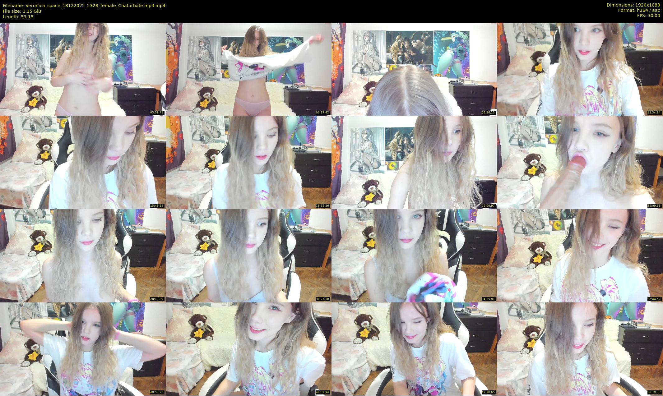 veronica_space — 54 minute Chaturbate female cam show recording, 1080p, Dec 18, 2022