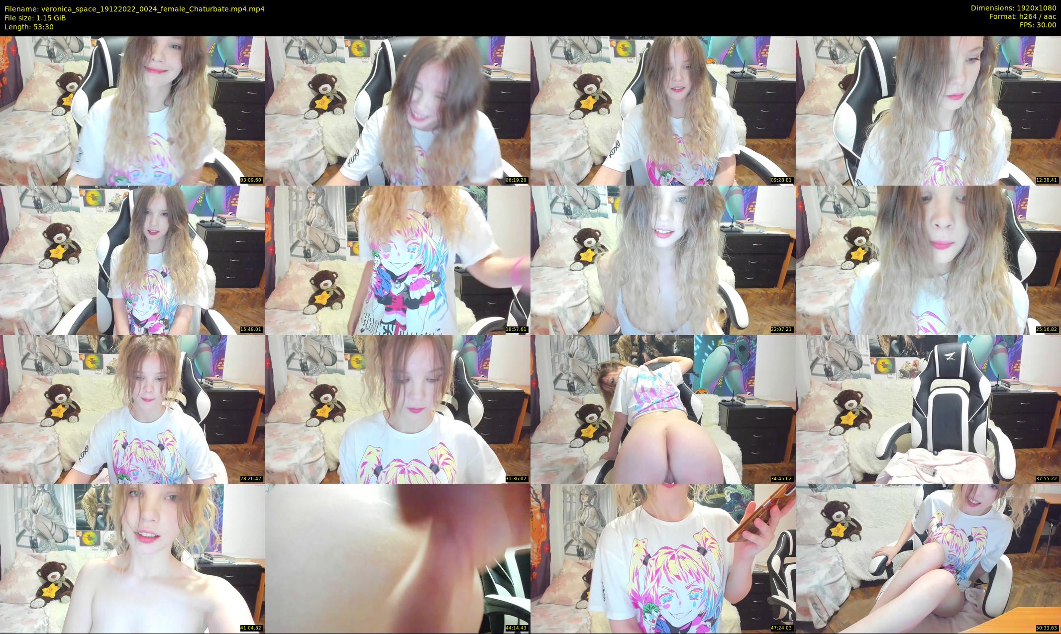 veronica_space — 54 minute Chaturbate female cam show recording, 1080p, Dec 19, 2022