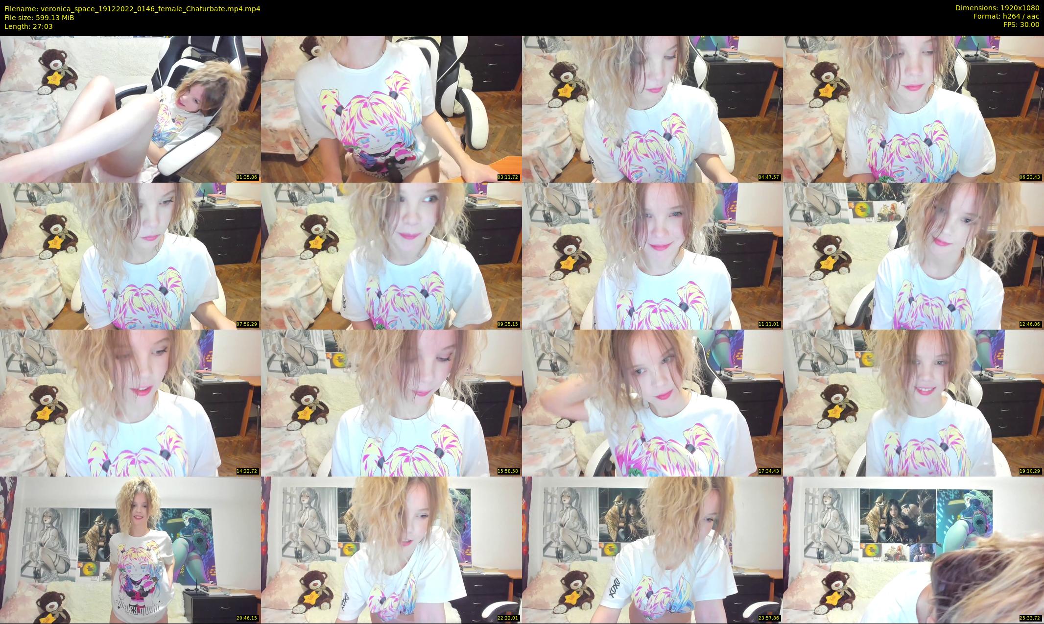 veronica_space — 28 minute Chaturbate female cam show recording, 1080p, Dec 19, 2022