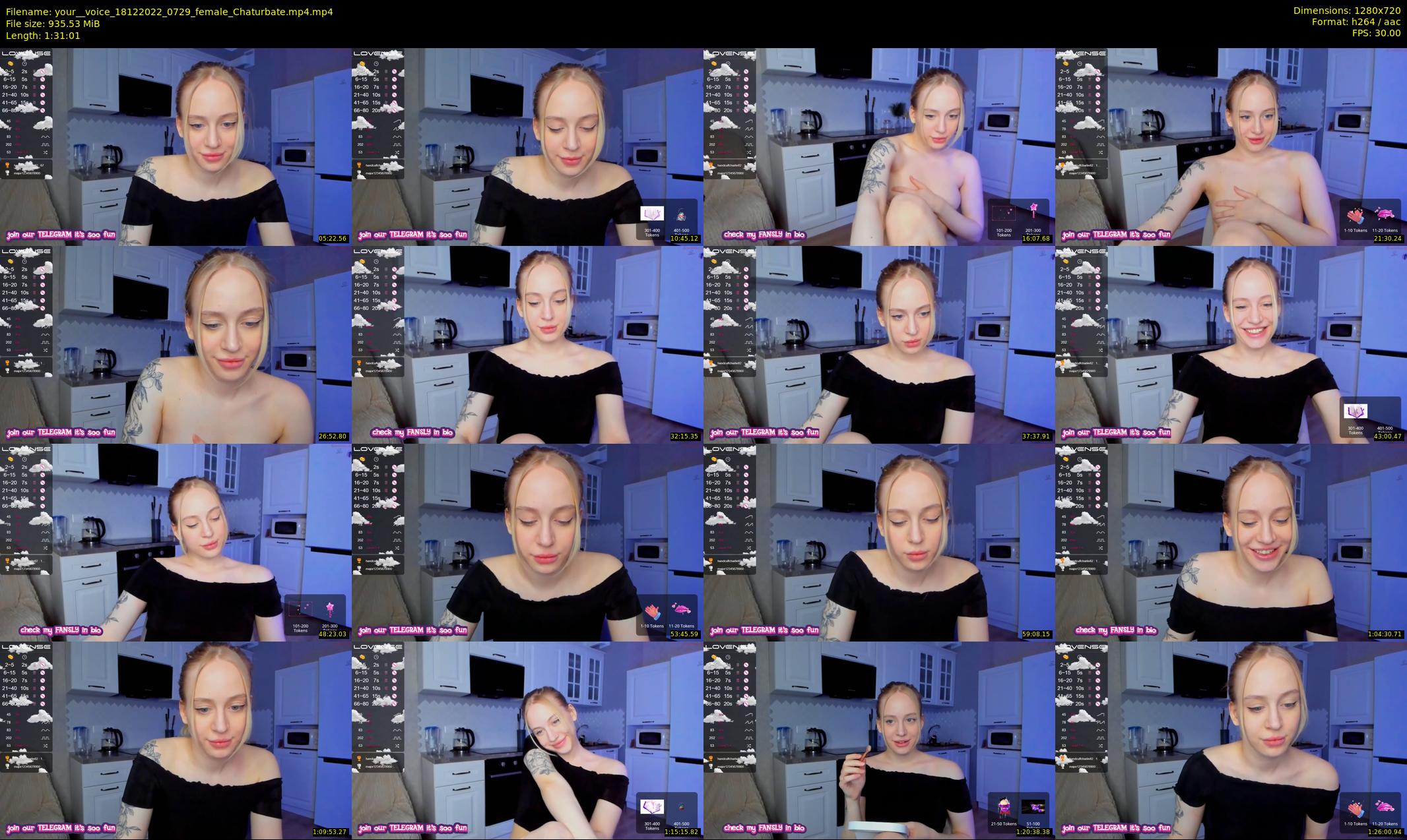 your__voice — 92 minute Chaturbate female cam show recording, 720p, Dec 18, 2022