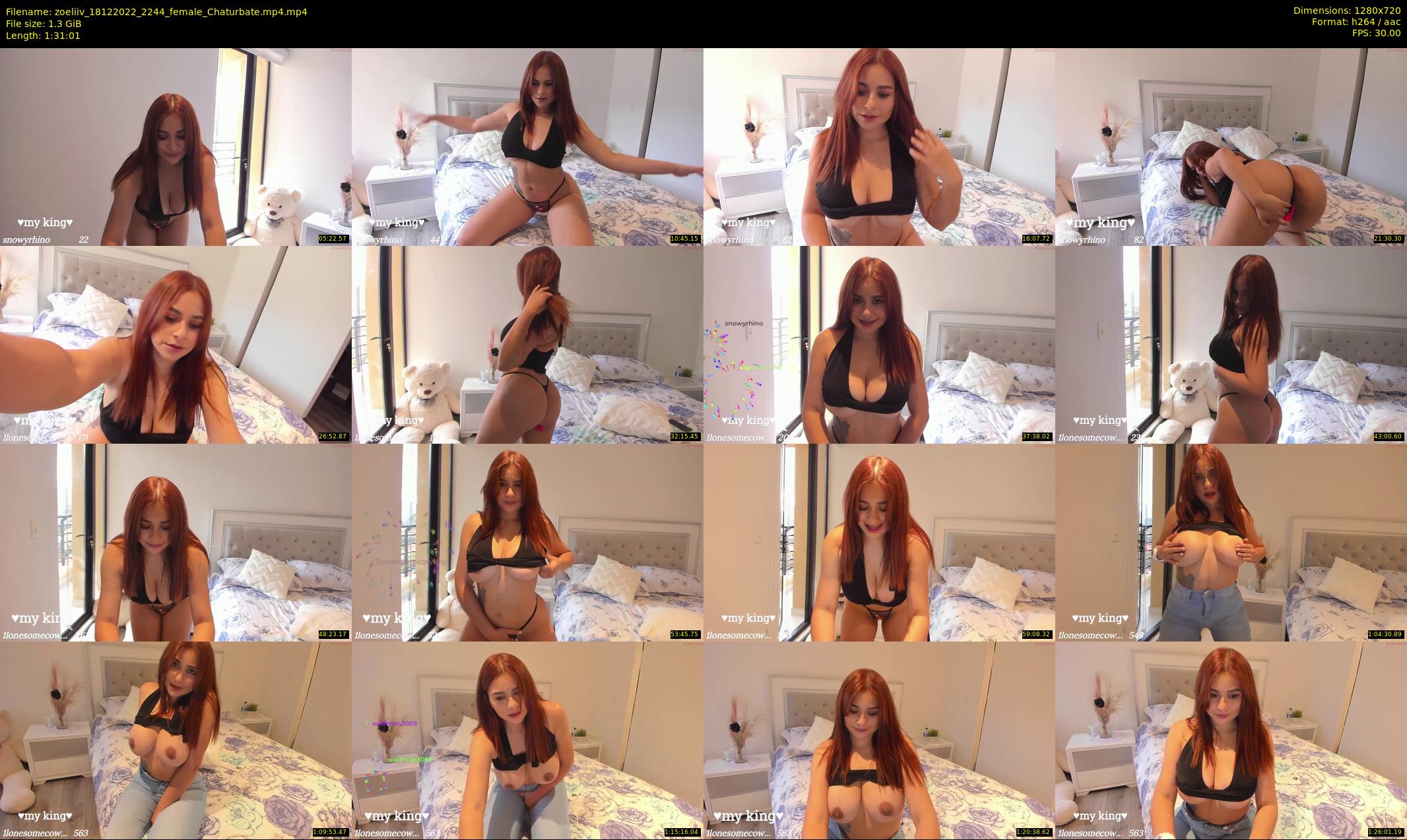 zoeliiv — 92 minute Chaturbate female cam show recording, 720p, Dec 18, 2022