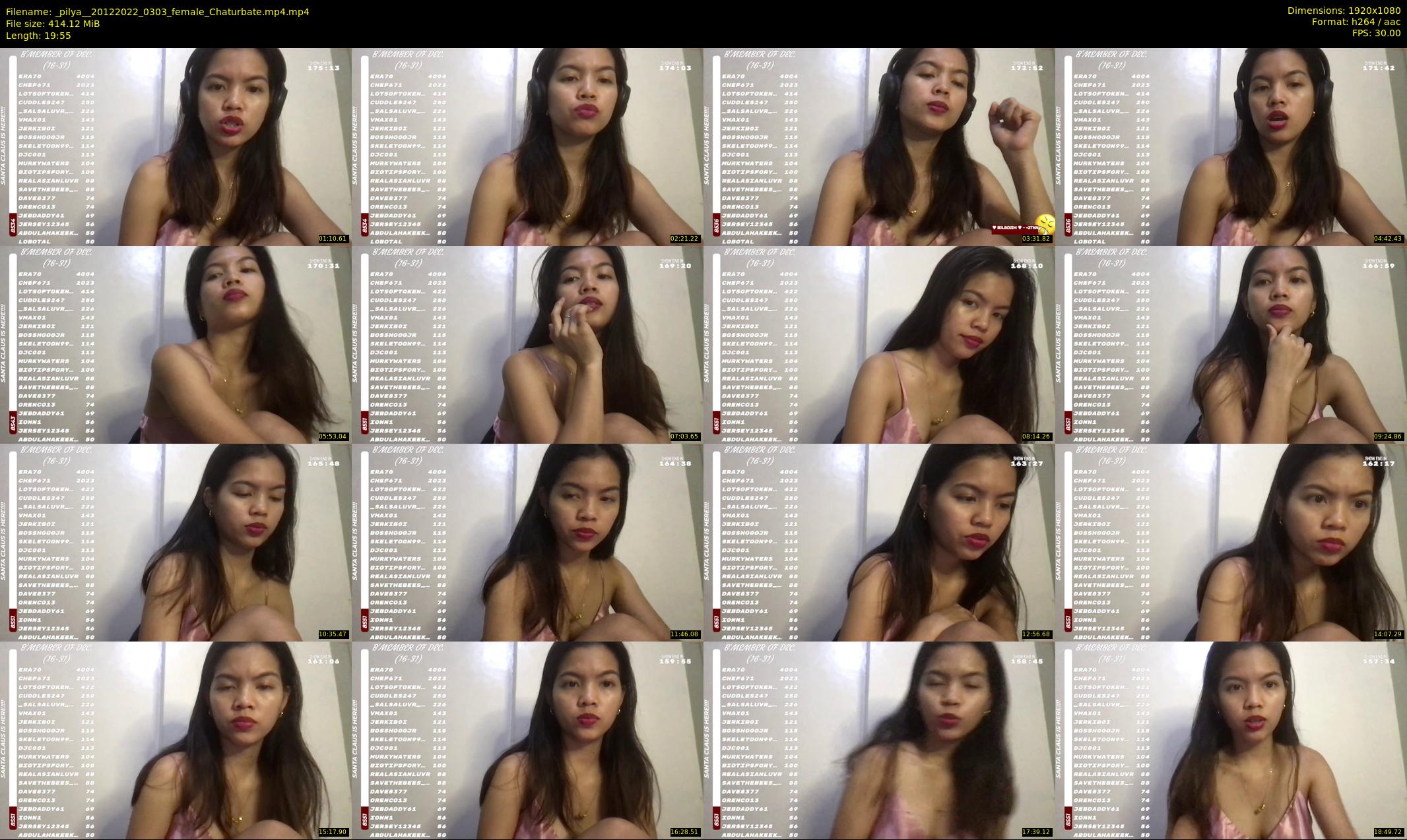 _pilya_ — 20 minute Chaturbate female cam show recording, 1080p, Dec 20, 2022