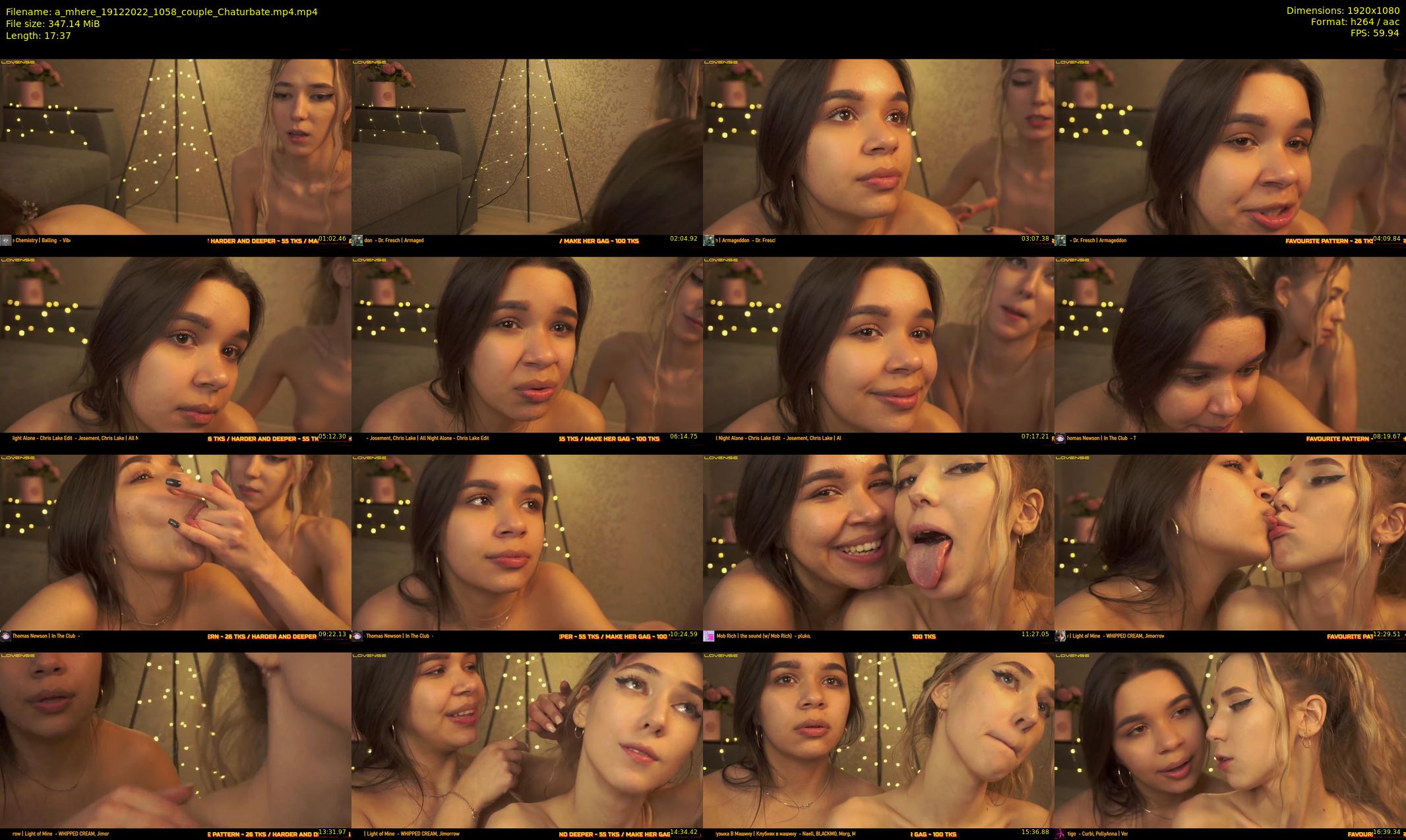 a_mhere — 18 minute Chaturbate couple cam show recording, 1080p, Dec 19, 2022