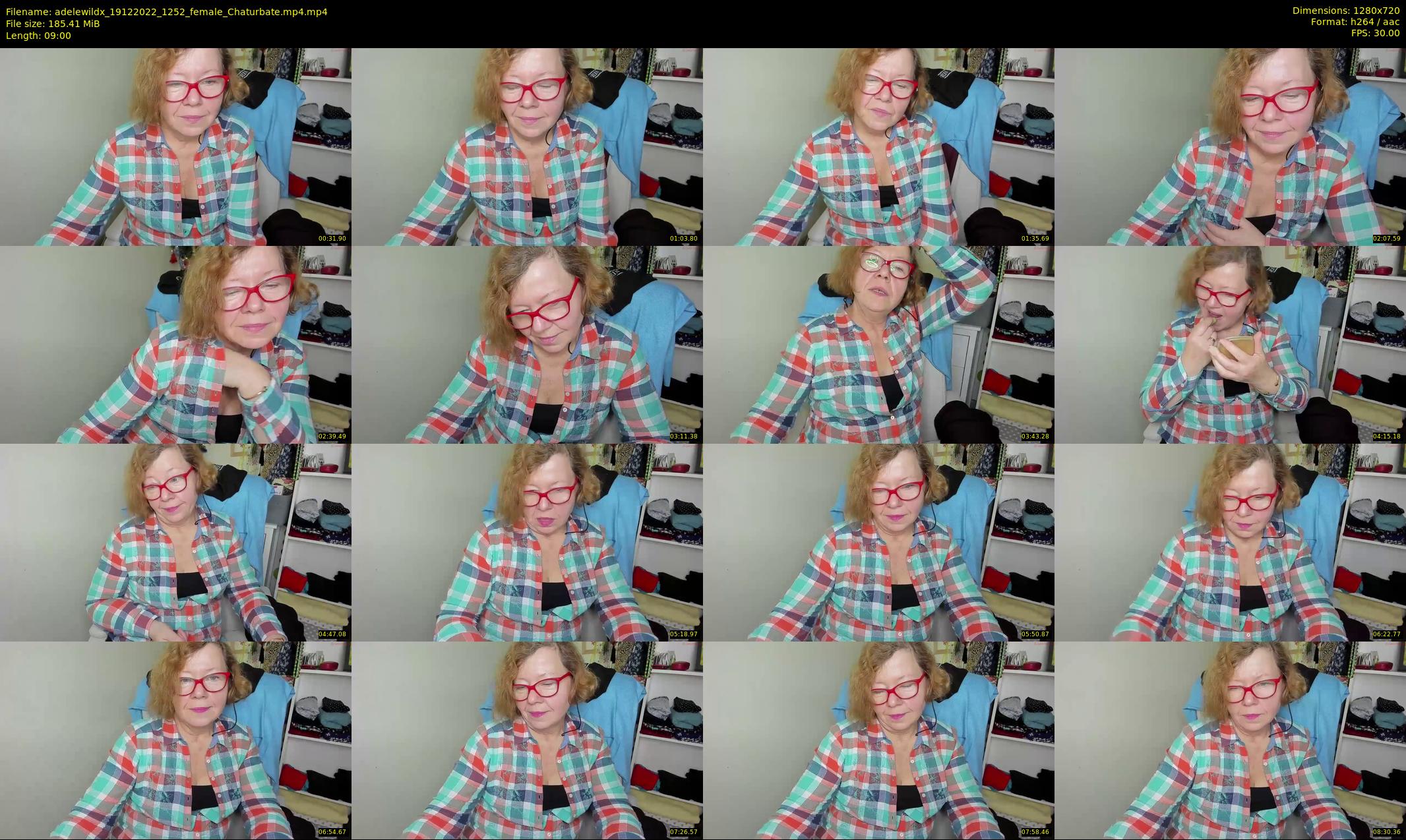 adelewildx — 9 minute Chaturbate female cam show recording, 720p, Dec 19, 2022