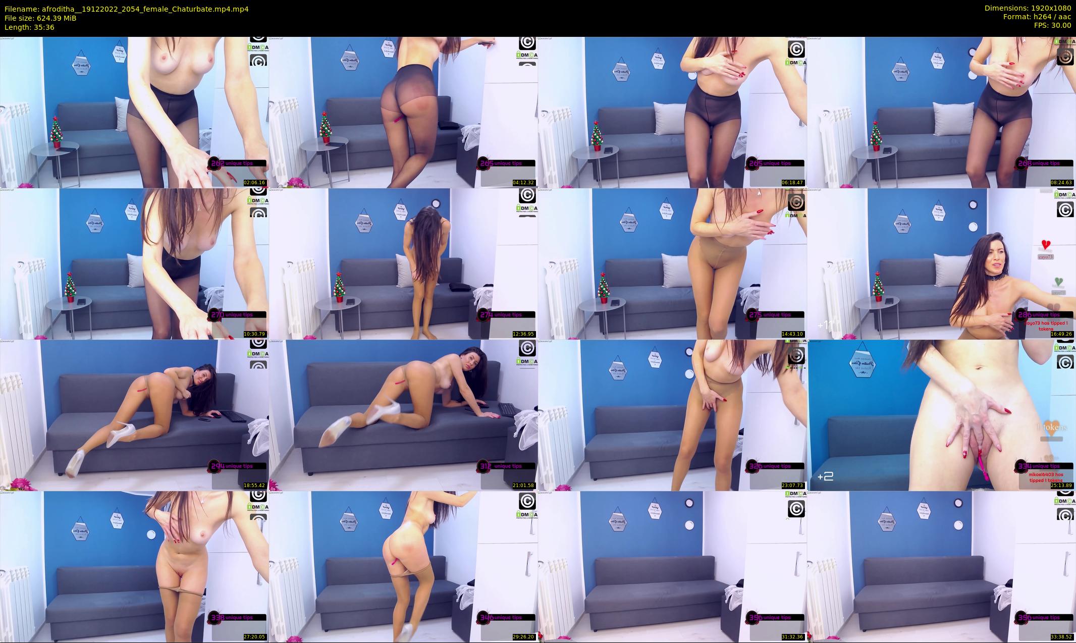 afroditha_ — 36 minute Chaturbate female cam show recording, 1080p, Dec 19, 2022