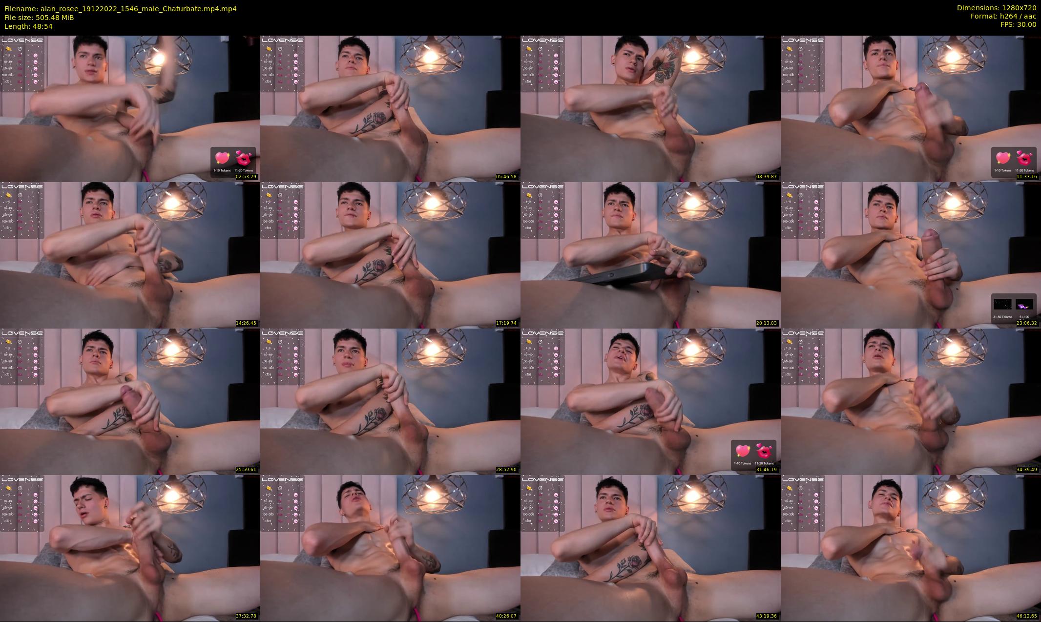 alan_rosee — 49 minute Chaturbate male cam show recording, 720p, Dec 19, 2022