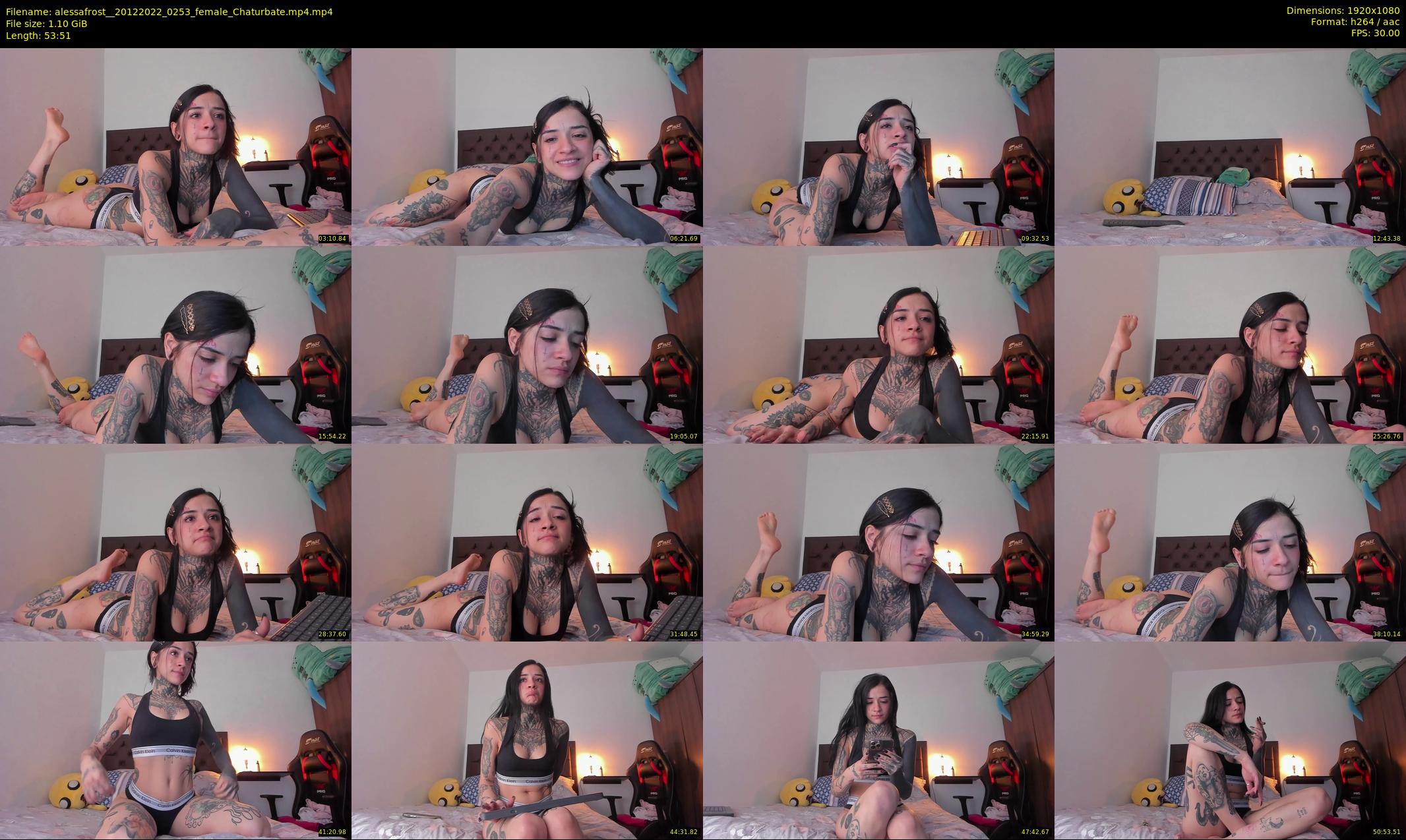 alessafrost_ — 54 minute Chaturbate female cam show recording, 1080p, Dec 20, 2022
