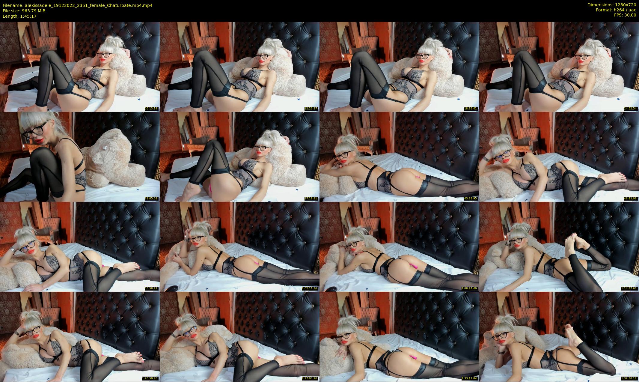 alexissadele — 106 minute Chaturbate female cam show recording, 720p, Dec 19, 2022