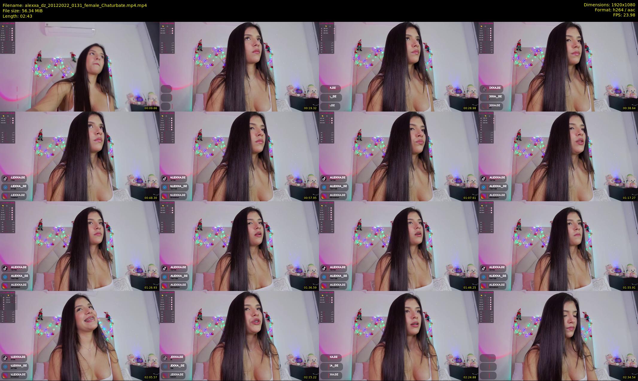 alexxa_dz — 3 minute Chaturbate female cam show recording, 1080p, Dec 20, 2022