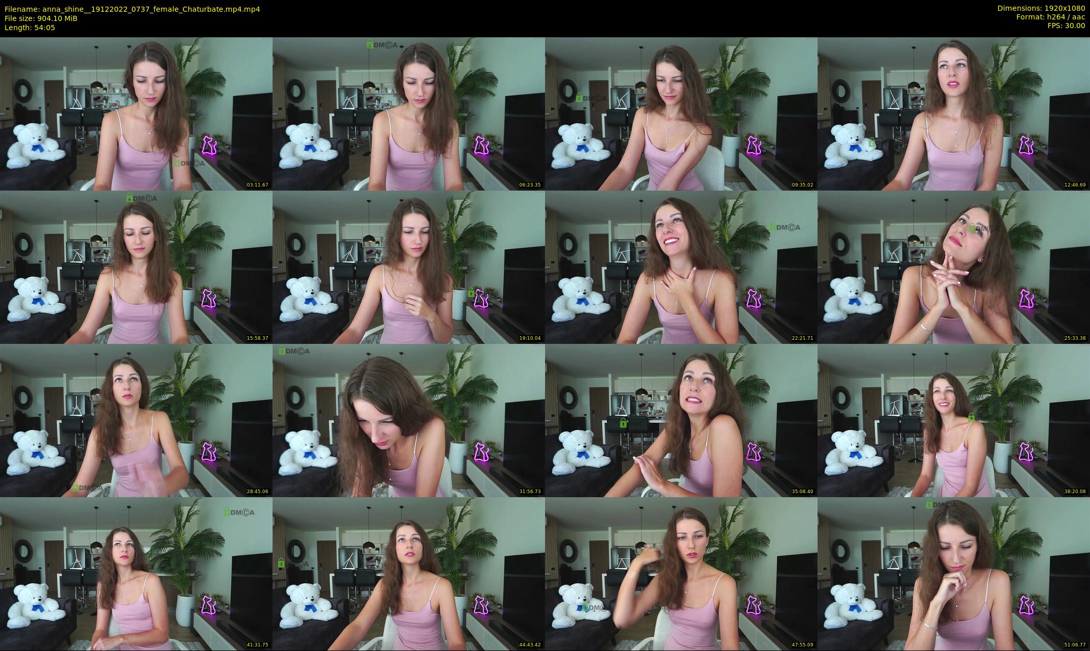 anna_shine_ — 55 minute Chaturbate female cam show recording, 1080p, Dec 19, 2022