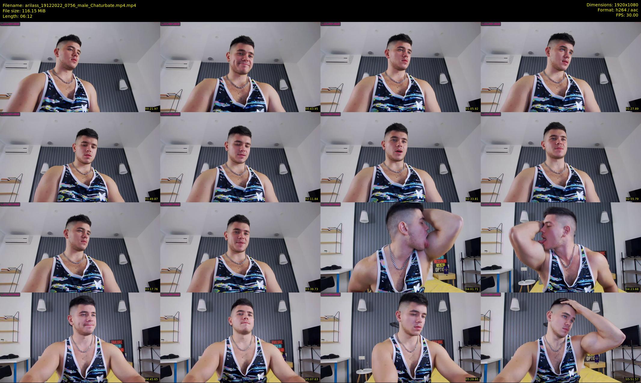 arilass — 7 minute Chaturbate male cam show recording, 1080p, Dec 19, 2022