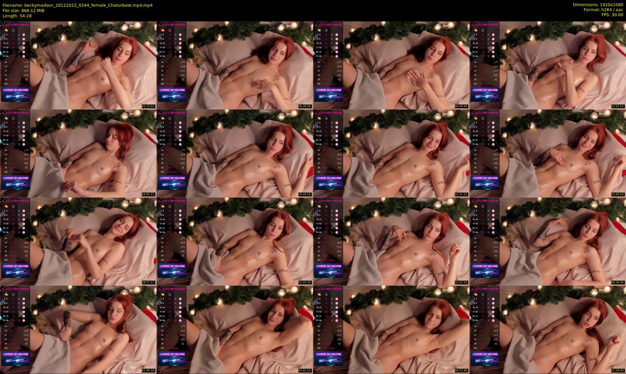 beckymadson — 55 minute Chaturbate female cam show recording, 1080p, Dec 20, 2022