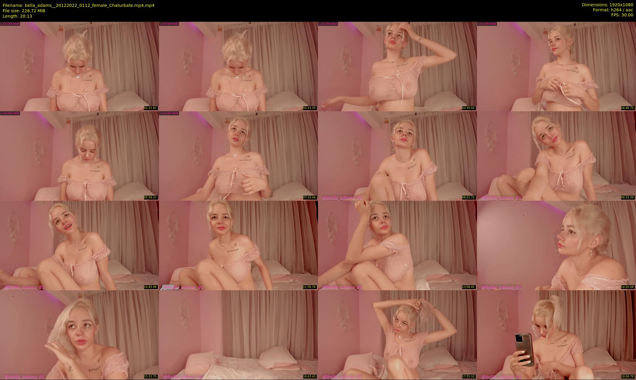 bella_adams_ — 21 minute Chaturbate female cam show recording, 1080p, Dec 20, 2022