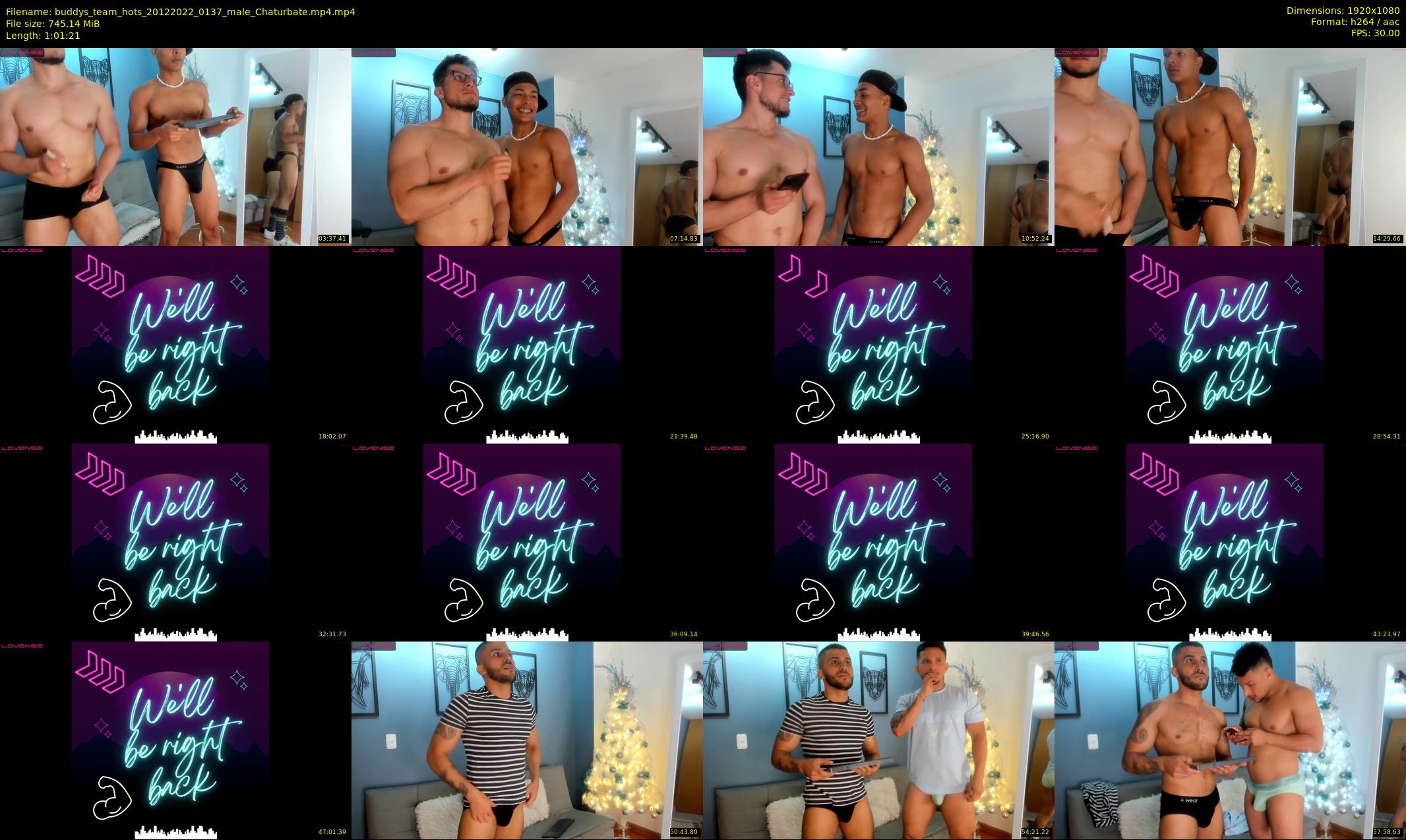 buddys_team_hots — 62 minute Chaturbate couple cam show recording, 1080p, Dec 20, 2022