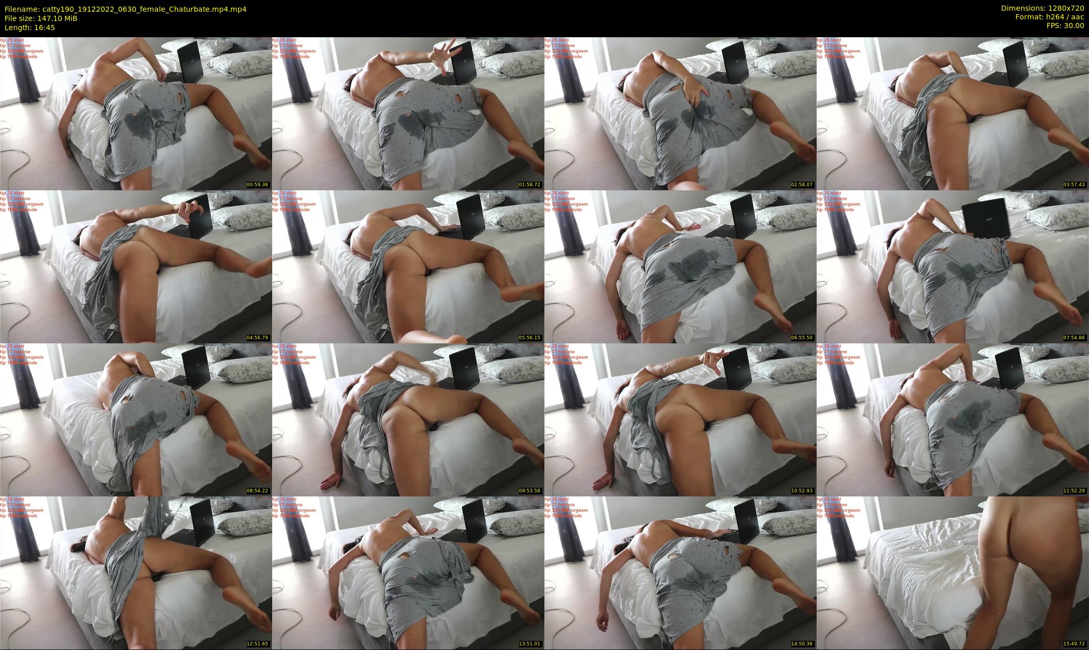 catty190 — 17 minute Chaturbate female cam show recording, 720p, Dec 19, 2022