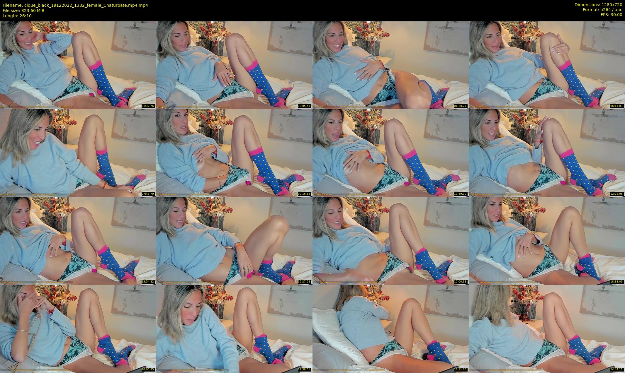 cique_black — 27 minute Chaturbate female cam show recording, 720p, Dec 19, 2022