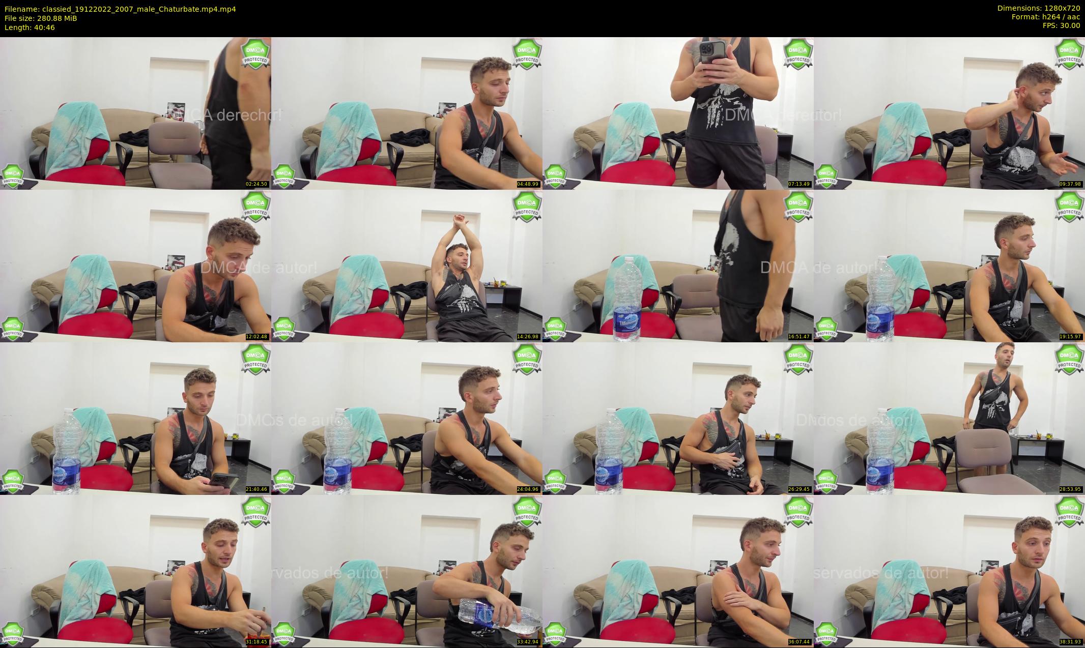 classied — 41 minute Chaturbate male cam show recording, 720p, Dec 19, 2022