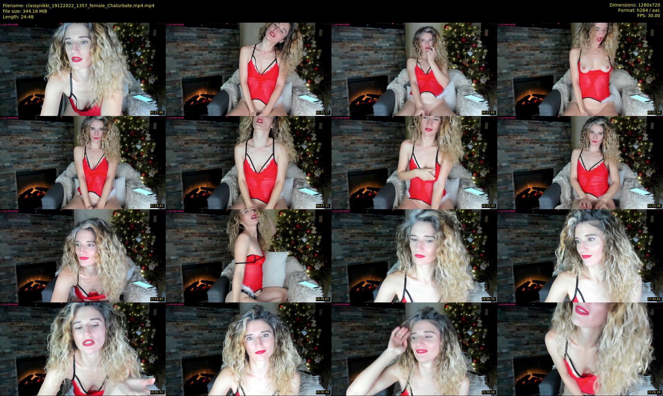 classynikki — 25 minute Chaturbate female cam show recording, 720p, Dec 19, 2022