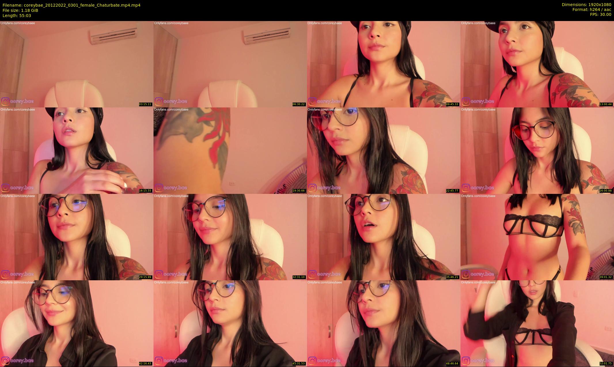 coreybae — 56 minute Chaturbate female cam show recording, 1080p, Dec 20, 2022