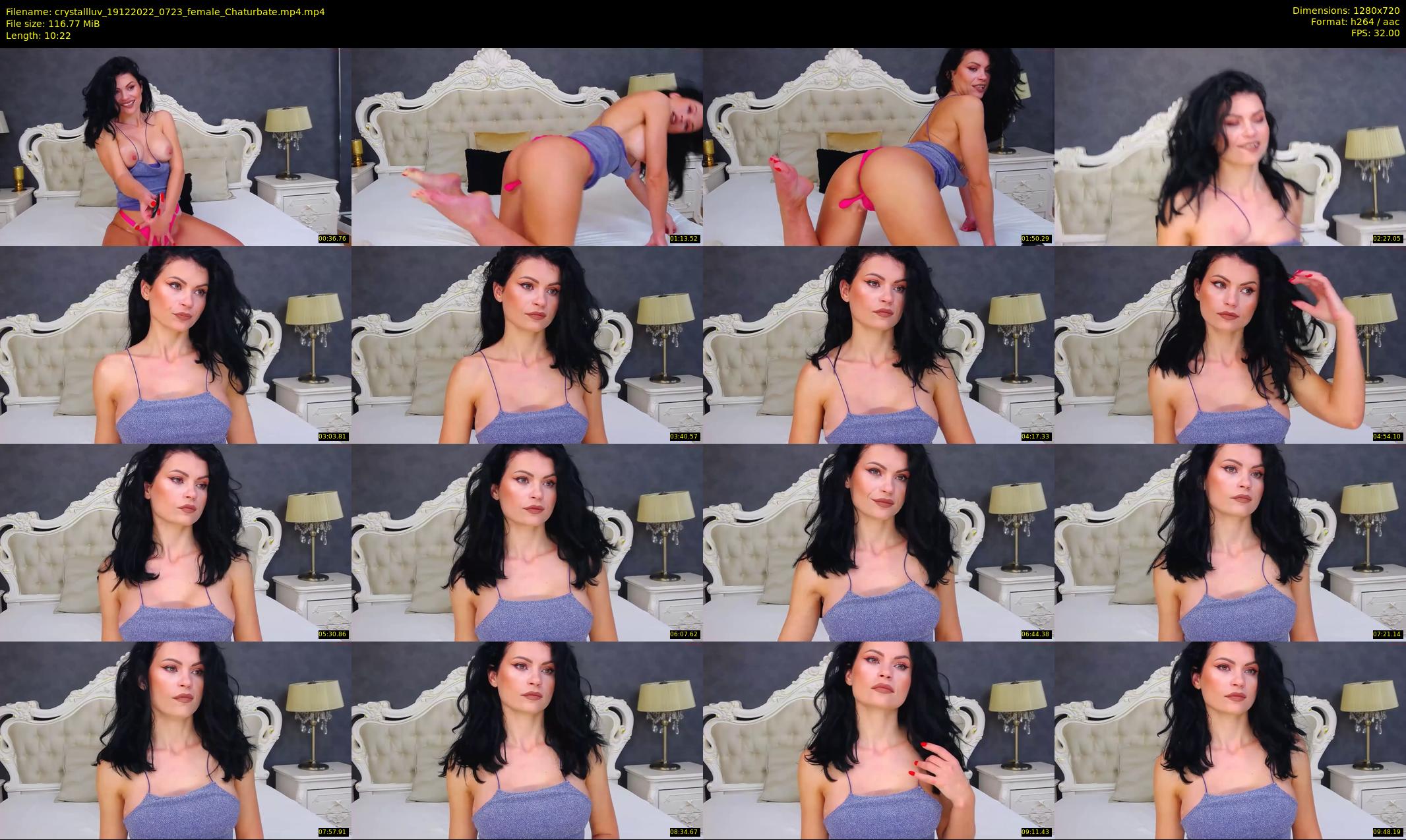 crystallluv — 11 minute Chaturbate female cam show recording, 720p, Dec 19, 2022