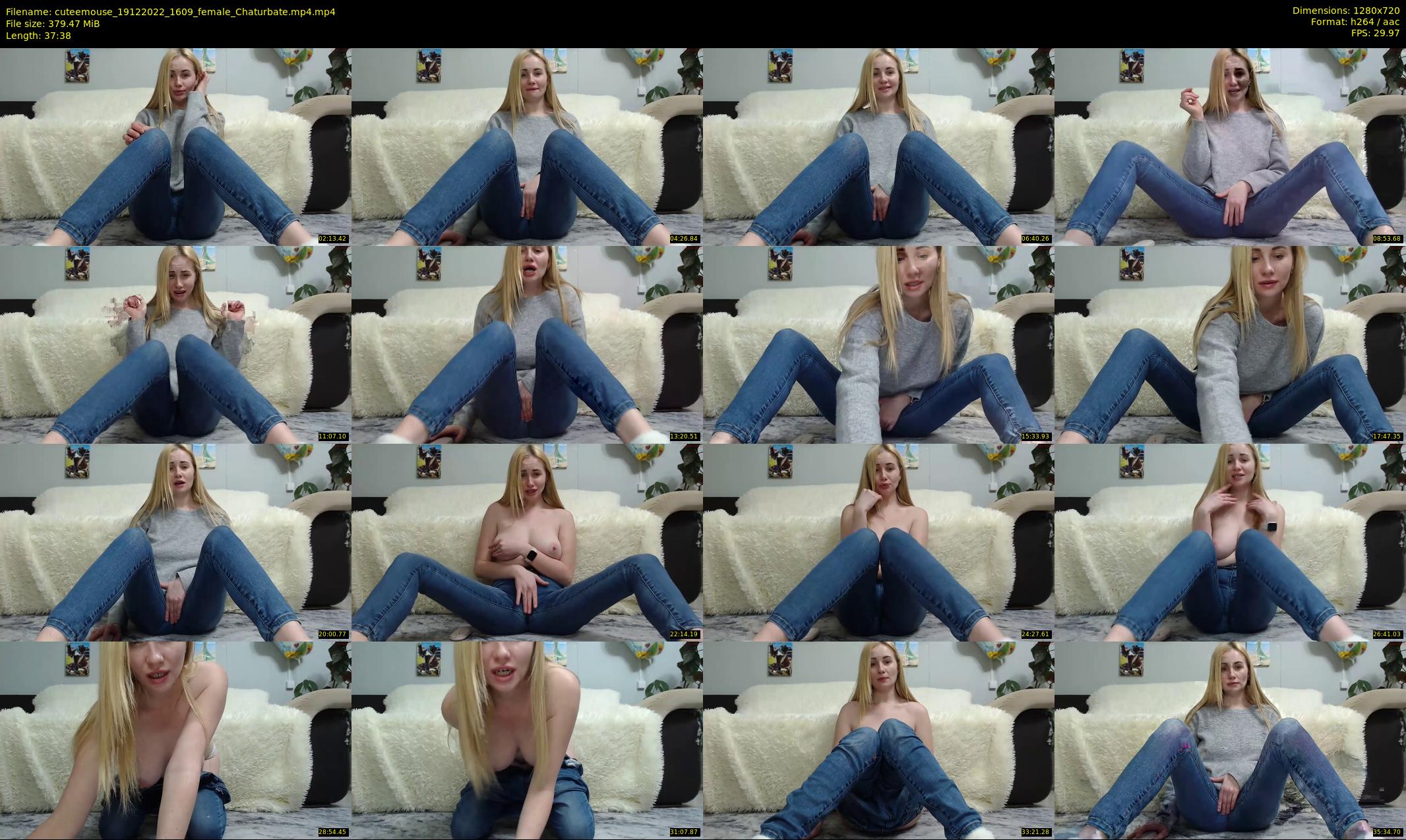 cuteemouse — 38 minute Chaturbate female cam show recording, 720p, Dec 19, 2022