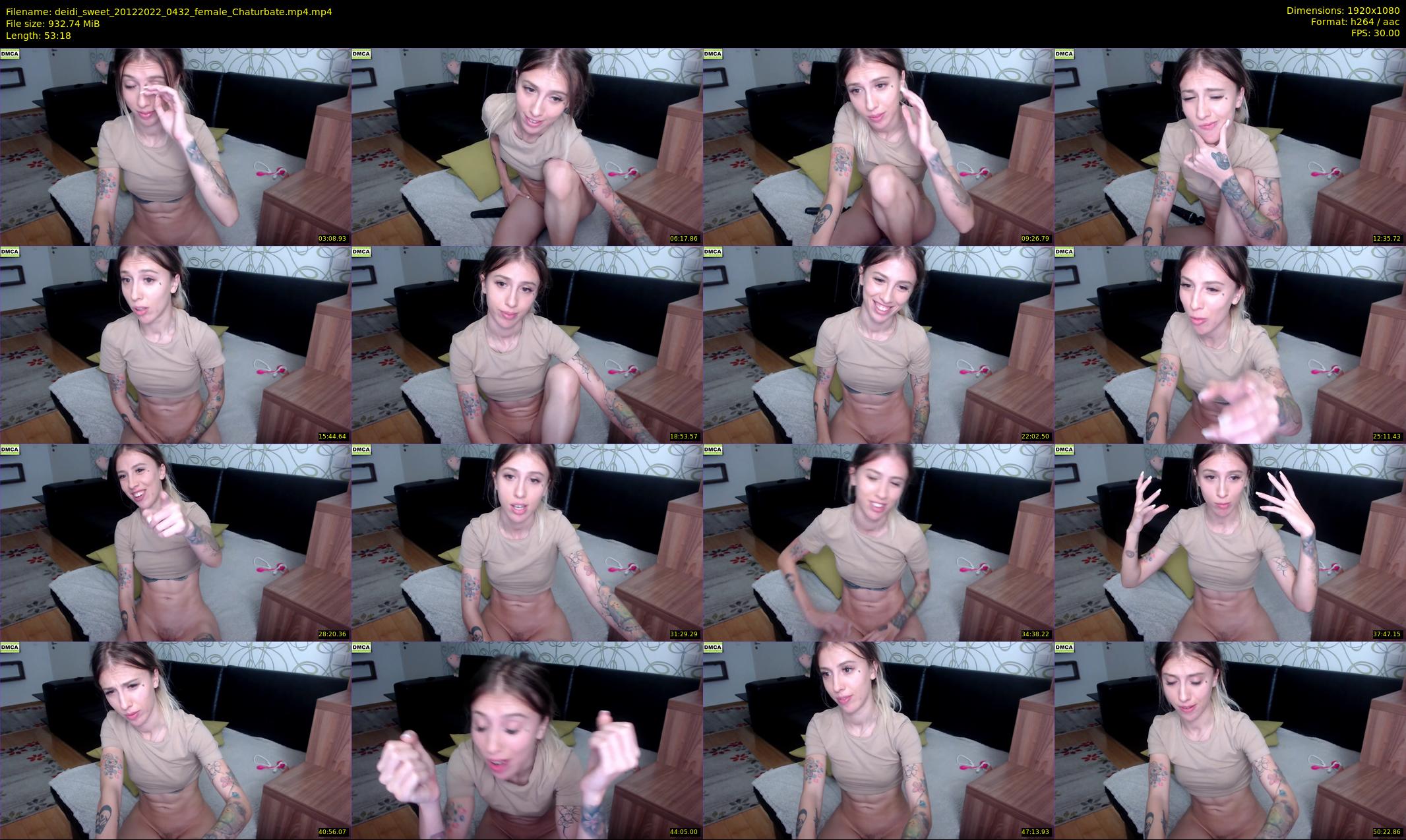 deidi_sweet — 54 minute Chaturbate female cam show recording, 1080p, Dec 20, 2022