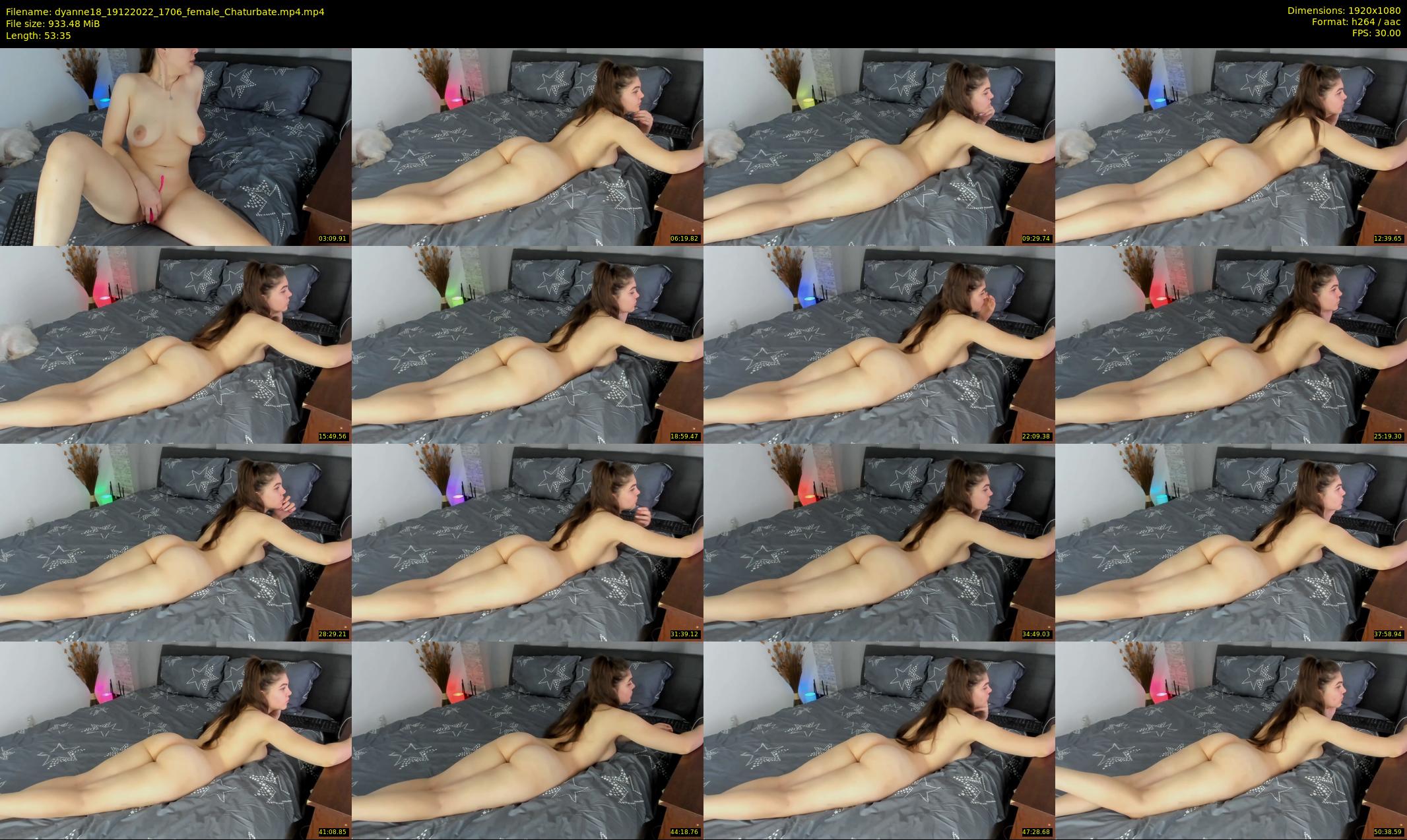 dyanne18 — 54 minute Chaturbate female cam show recording, 1080p, Dec 19, 2022