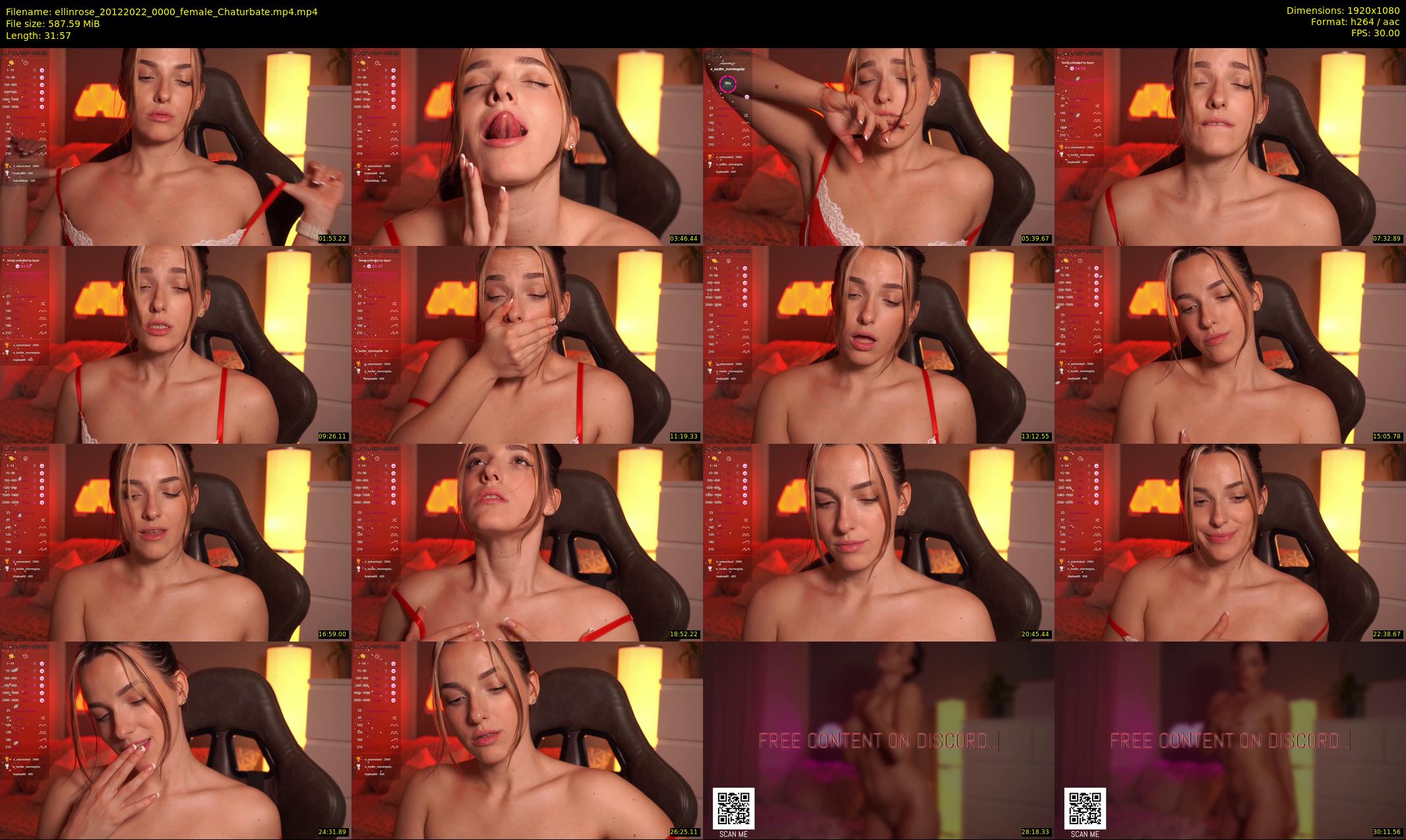 ellinrose — 32 minute Chaturbate female cam show recording, 1080p, Dec 20, 2022