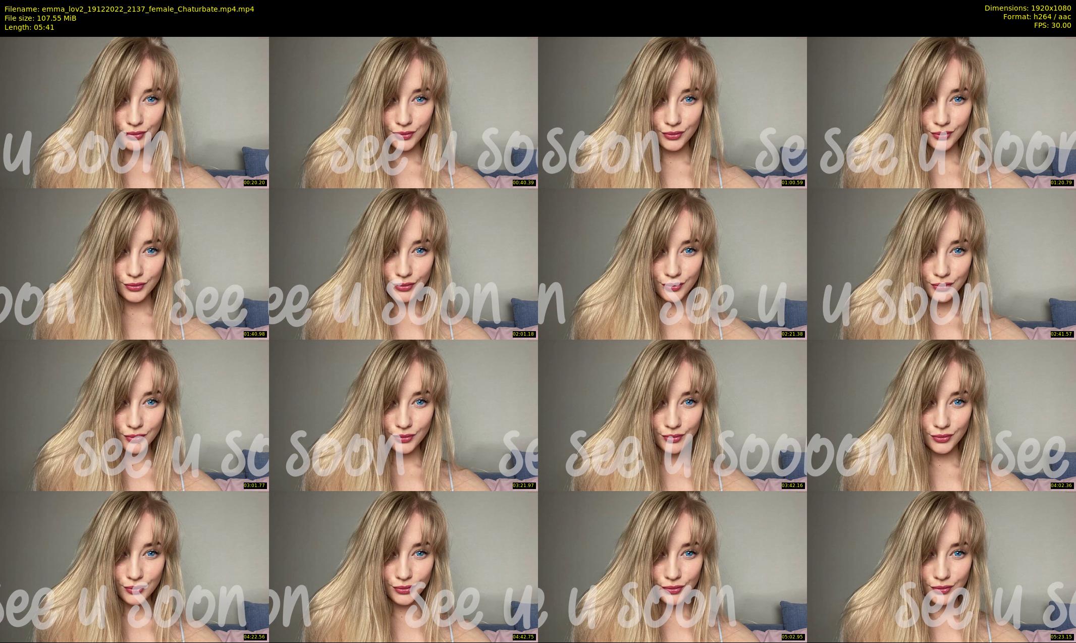 emma_lov2 — 6 minute Chaturbate female cam show recording, 1080p, Dec 19, 2022