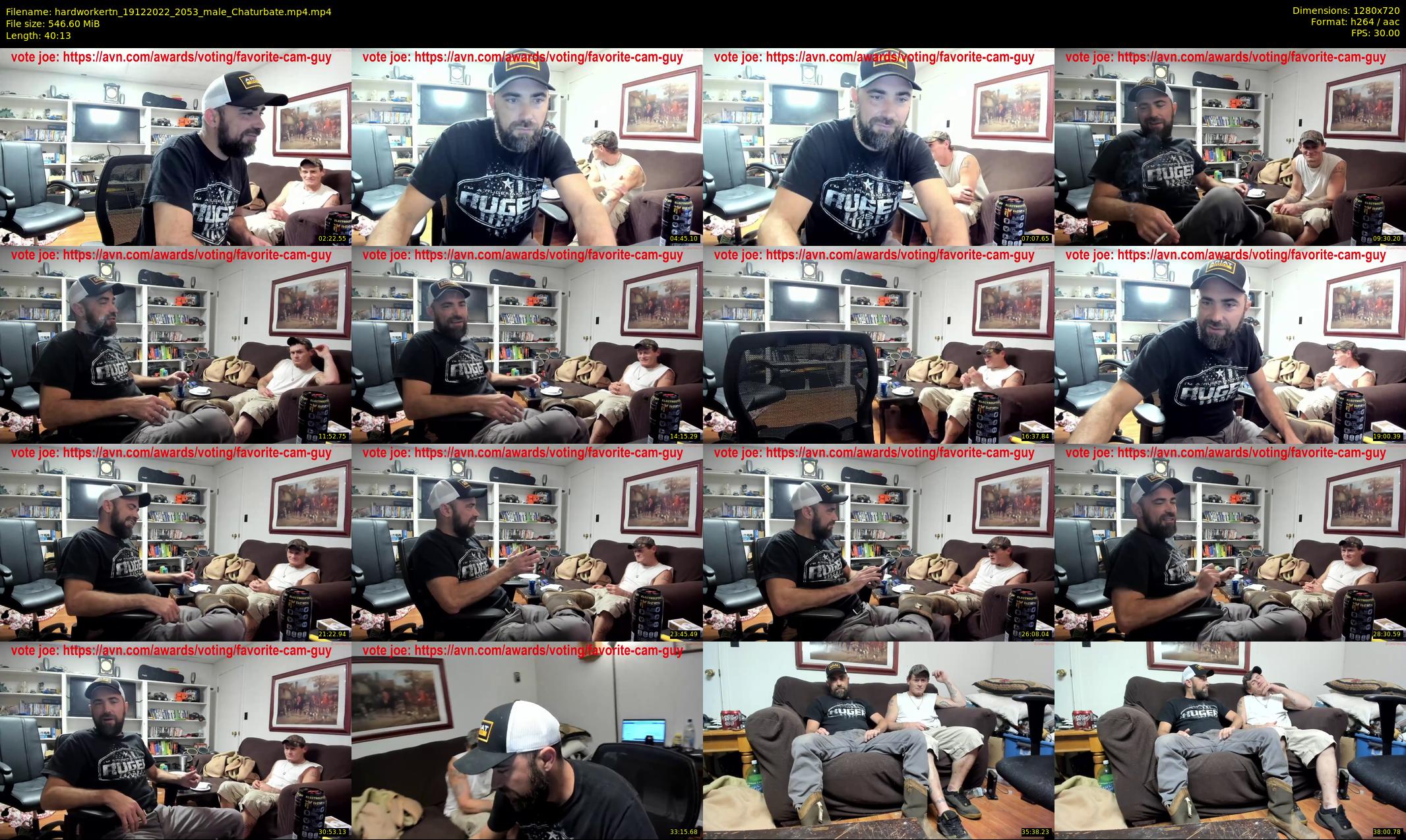 hardworkertn — 41 minute Chaturbate male cam show recording, 720p, Dec 19, 2022