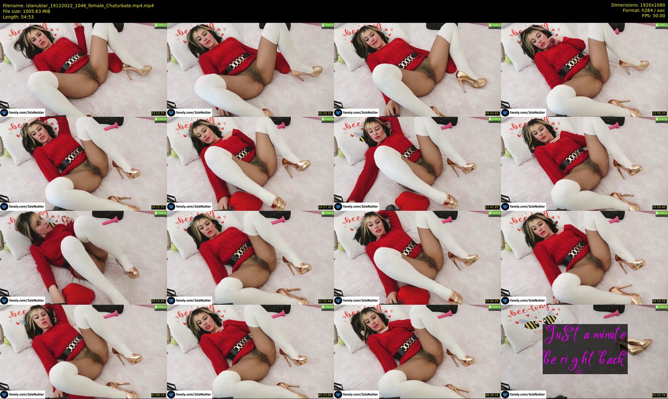 islanublar — 55 minute Chaturbate female cam show recording, 1080p, Dec 19, 2022