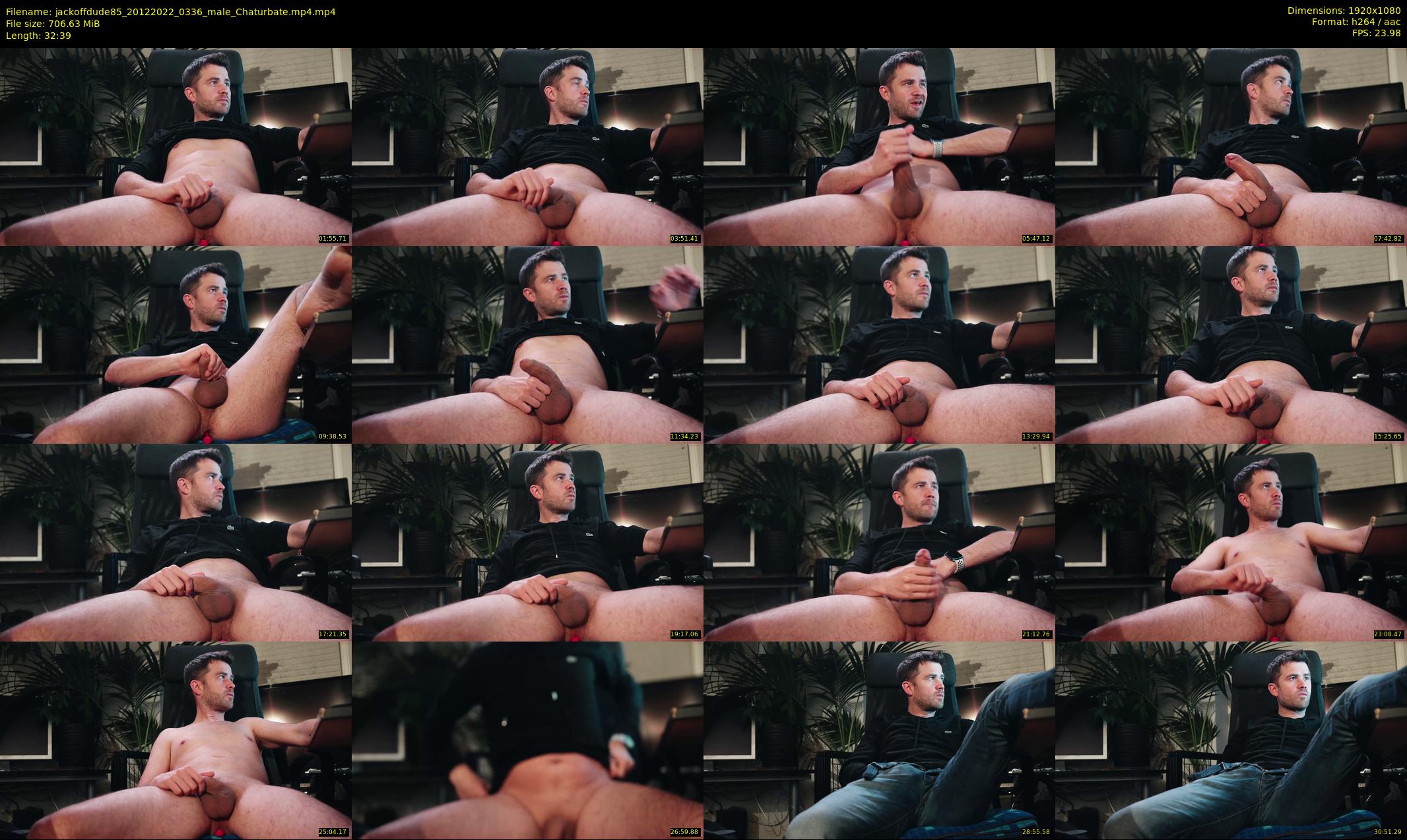 jackoffdude85 — 33 minute Chaturbate male cam show recording, 1080p, Dec 20, 2022