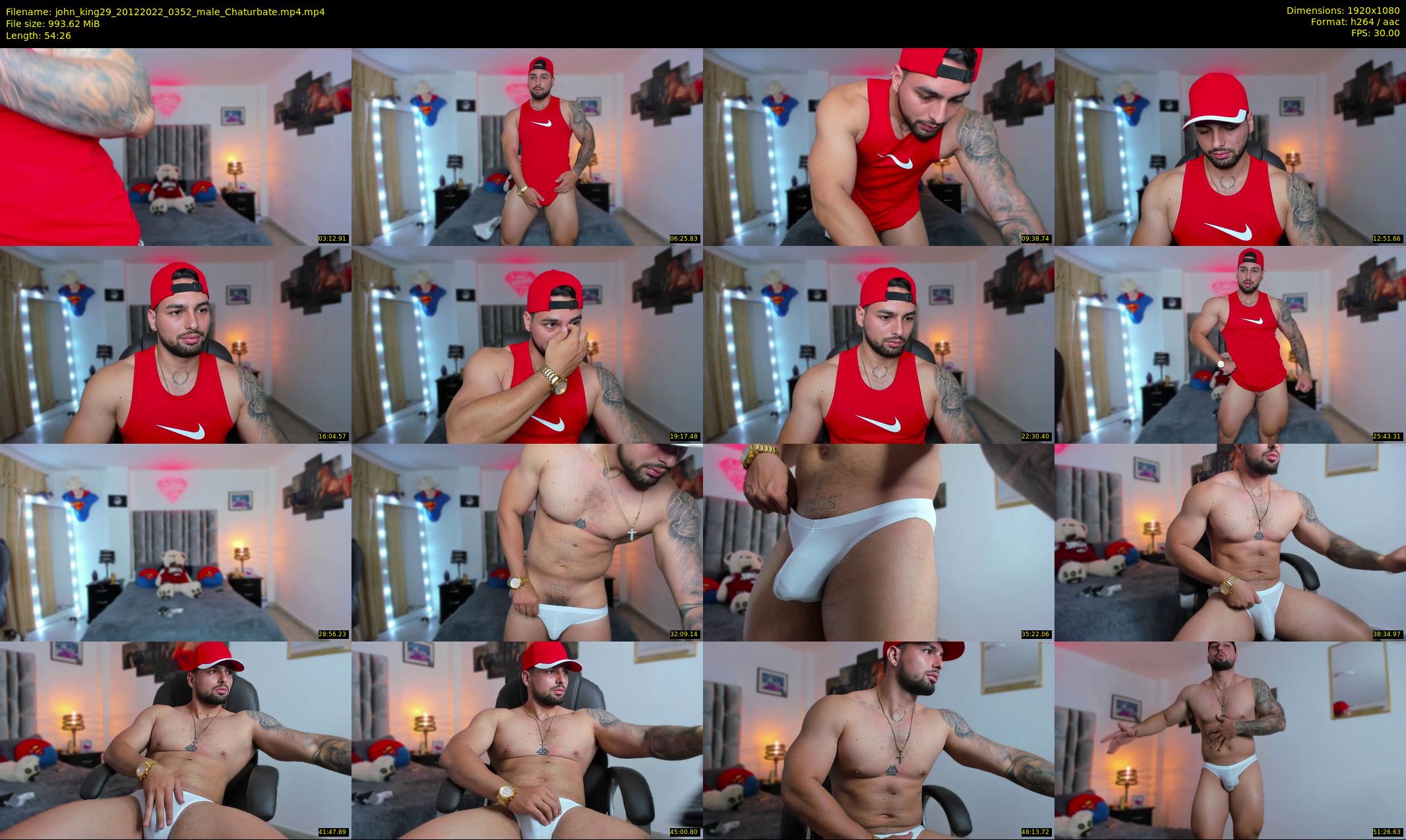 john_king29 — 55 minute Chaturbate male cam show recording, 1080p, Dec 20, 2022