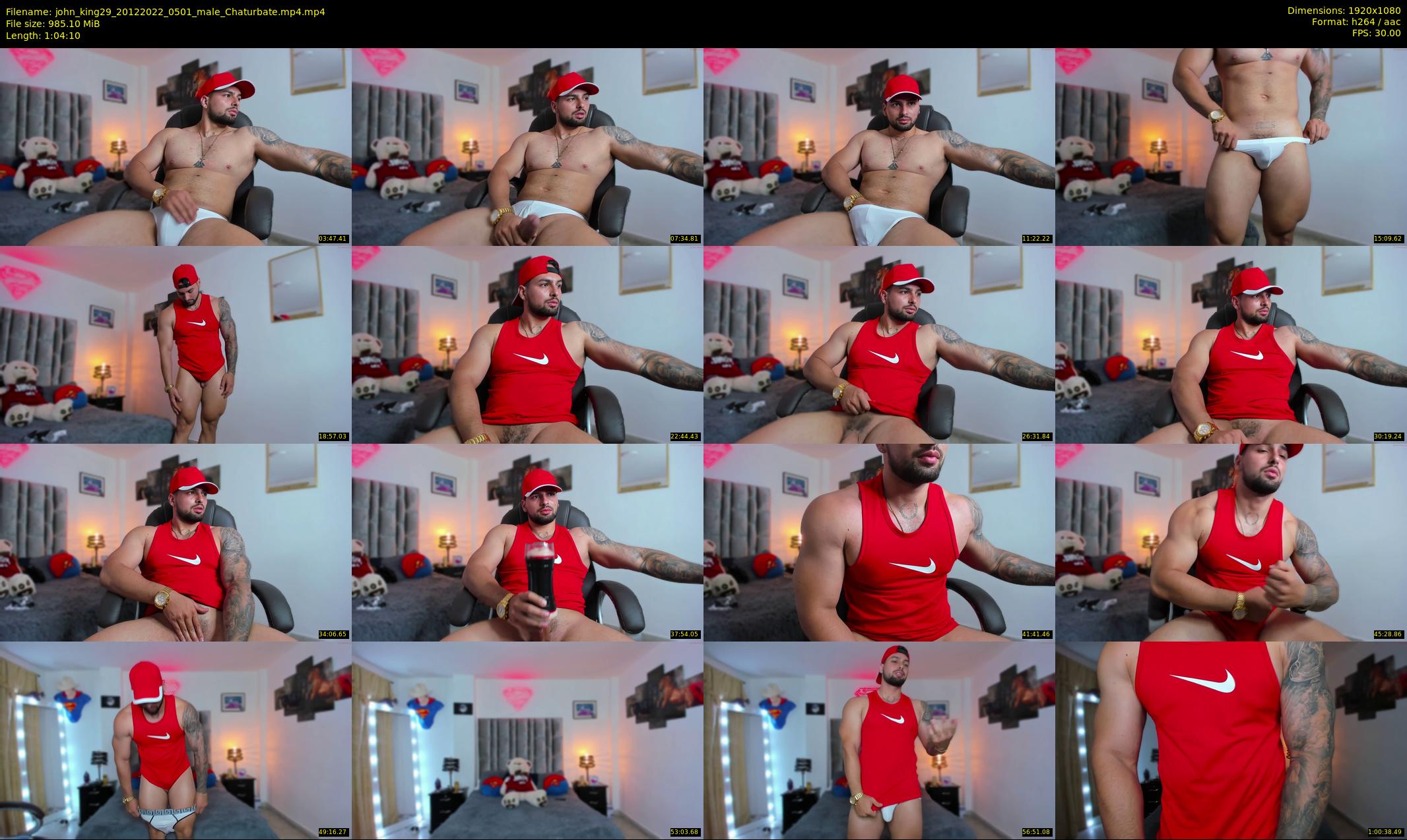 john_king29 — 65 minute Chaturbate male cam show recording, 1080p, Dec 20, 2022