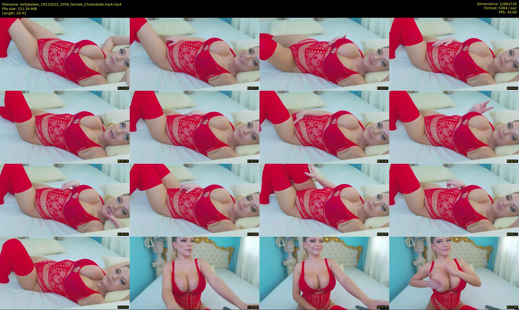 kellybabee — 21 minute Chaturbate female cam show recording, 720p, Dec 19, 2022