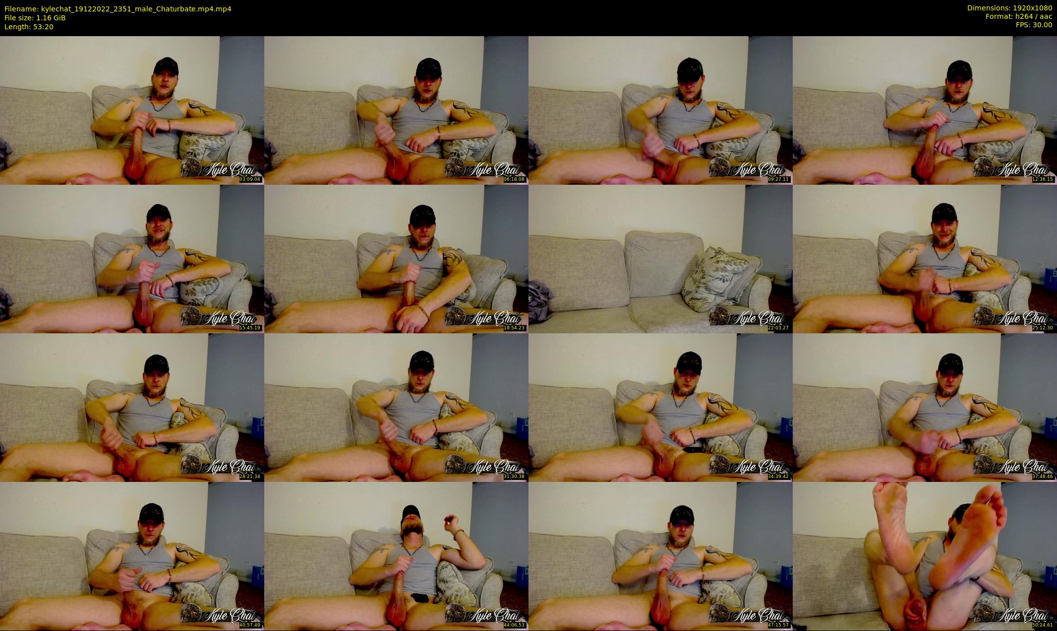 kylechat — 54 minute Chaturbate male cam show recording, 1080p, Dec 19, 2022