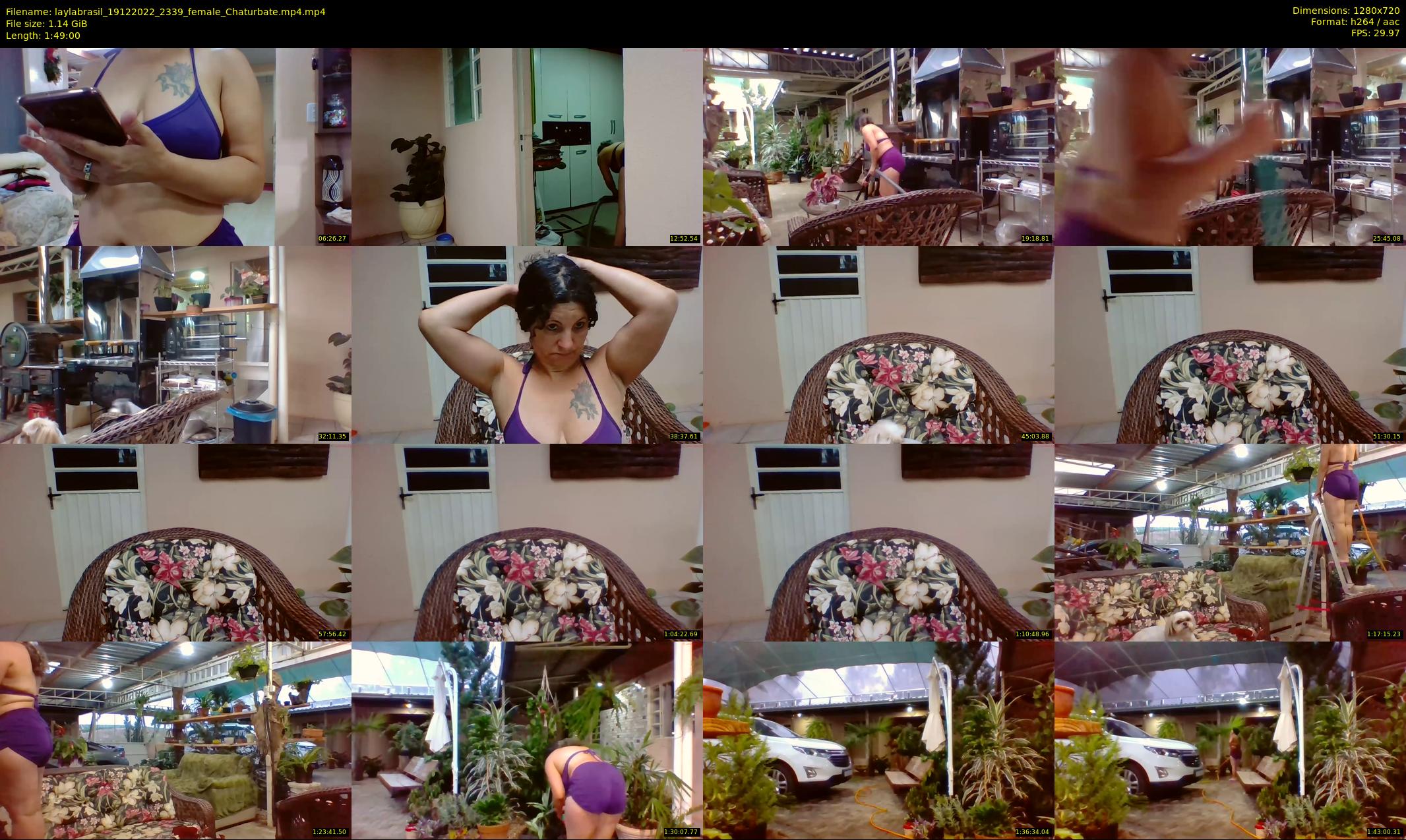 laylabrasil — 109 minute Chaturbate female cam show recording, 720p, Dec 19, 2022