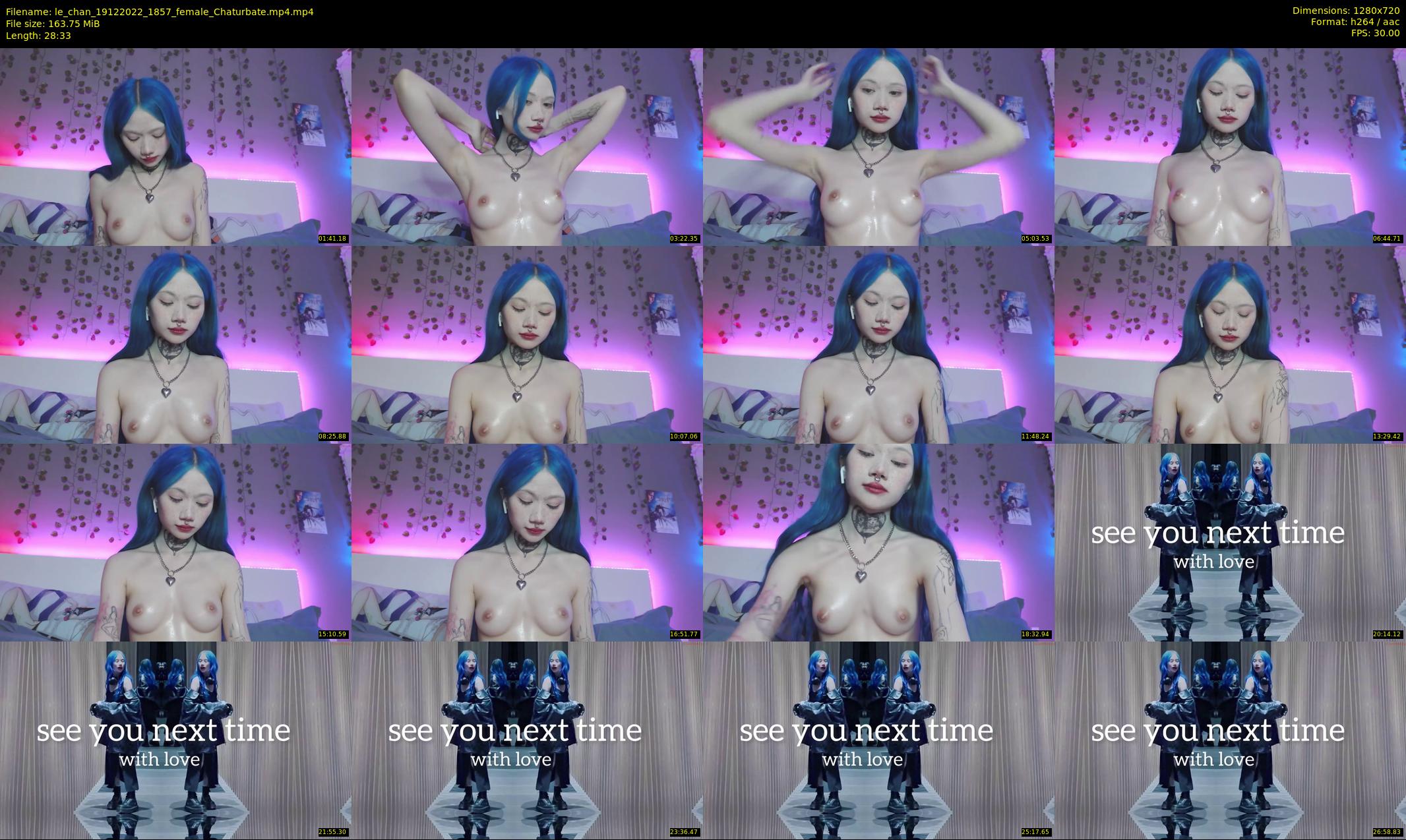 le_chan — 29 minute Chaturbate female cam show recording, 720p, Dec 19, 2022