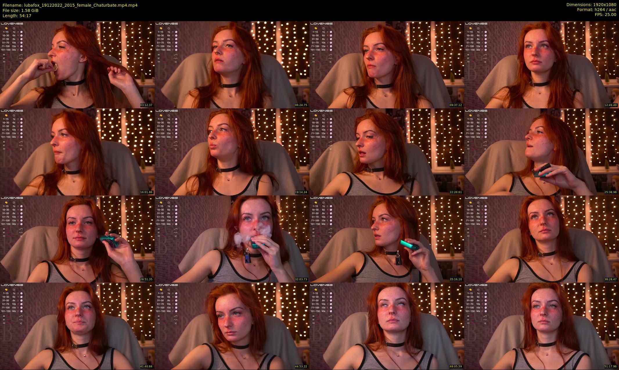 lubafox — 55 minute Chaturbate female cam show recording, 1080p, Dec 19, 2022