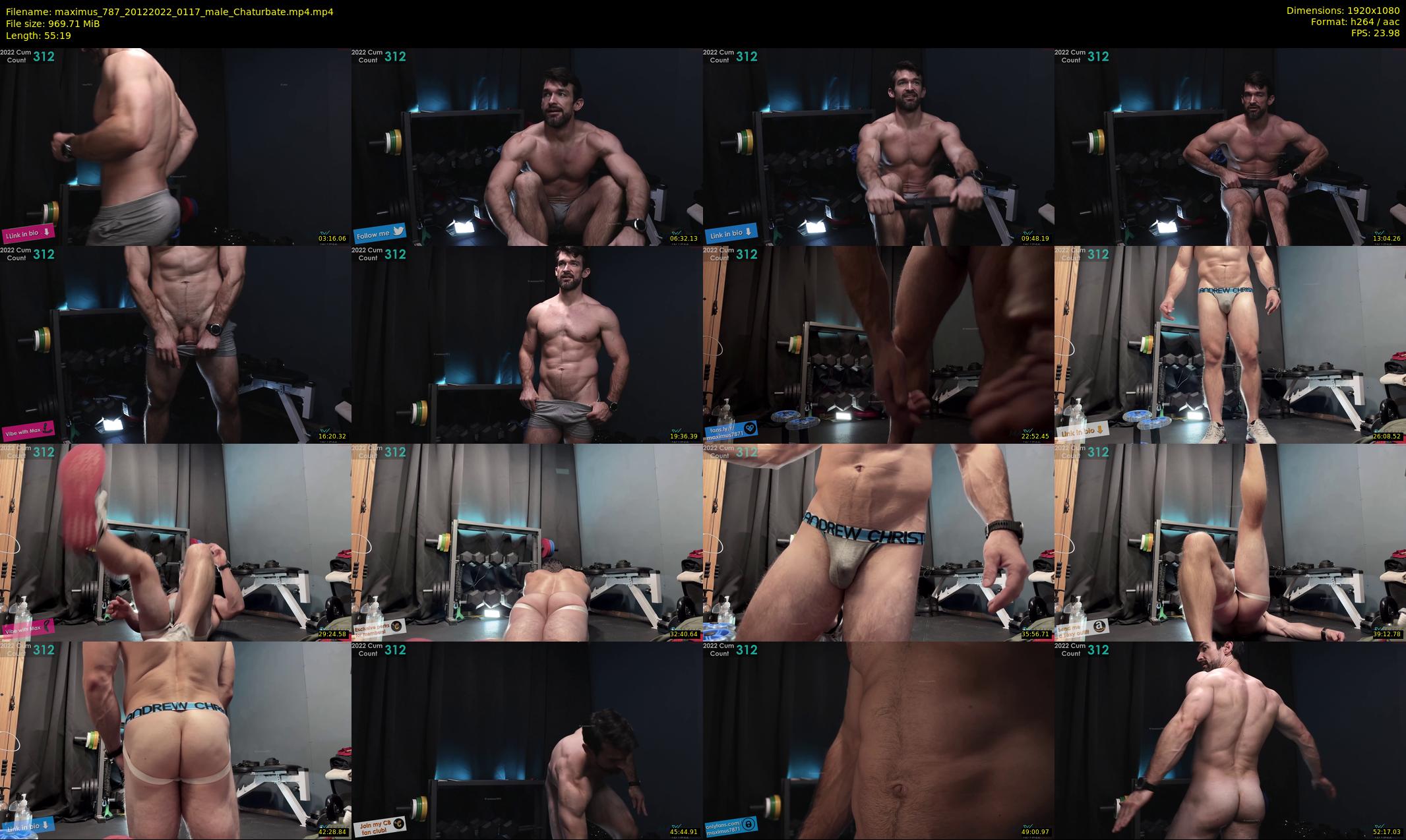 maximus_787 — 56 minute Chaturbate male cam show recording, 1080p, Dec 20, 2022