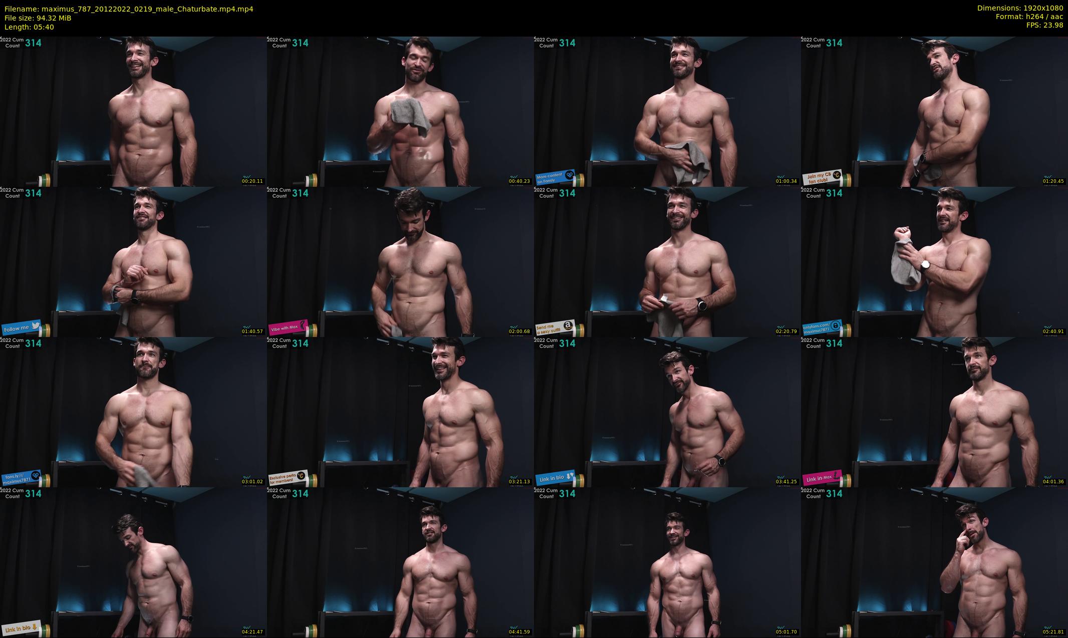 maximus_787 — 6 minute Chaturbate male cam show recording, 1080p, Dec 20, 2022